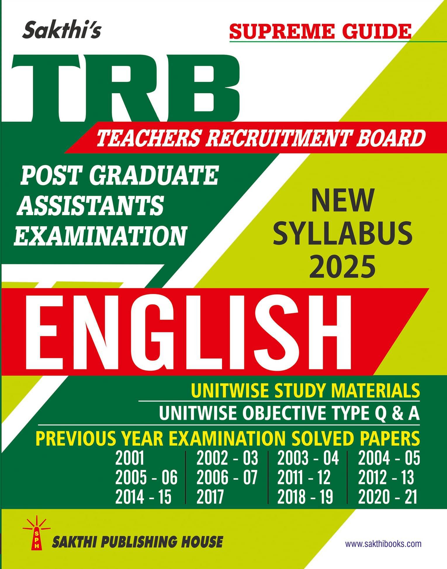 Trb Pg English : Unitwise Study Materials & Exam Solved Papers with Objective Type Q & A from Previous Years Trb Pg English : Unitwise Study Materials & Exam Solved Papers with Objective Type Q & A from Previous Years