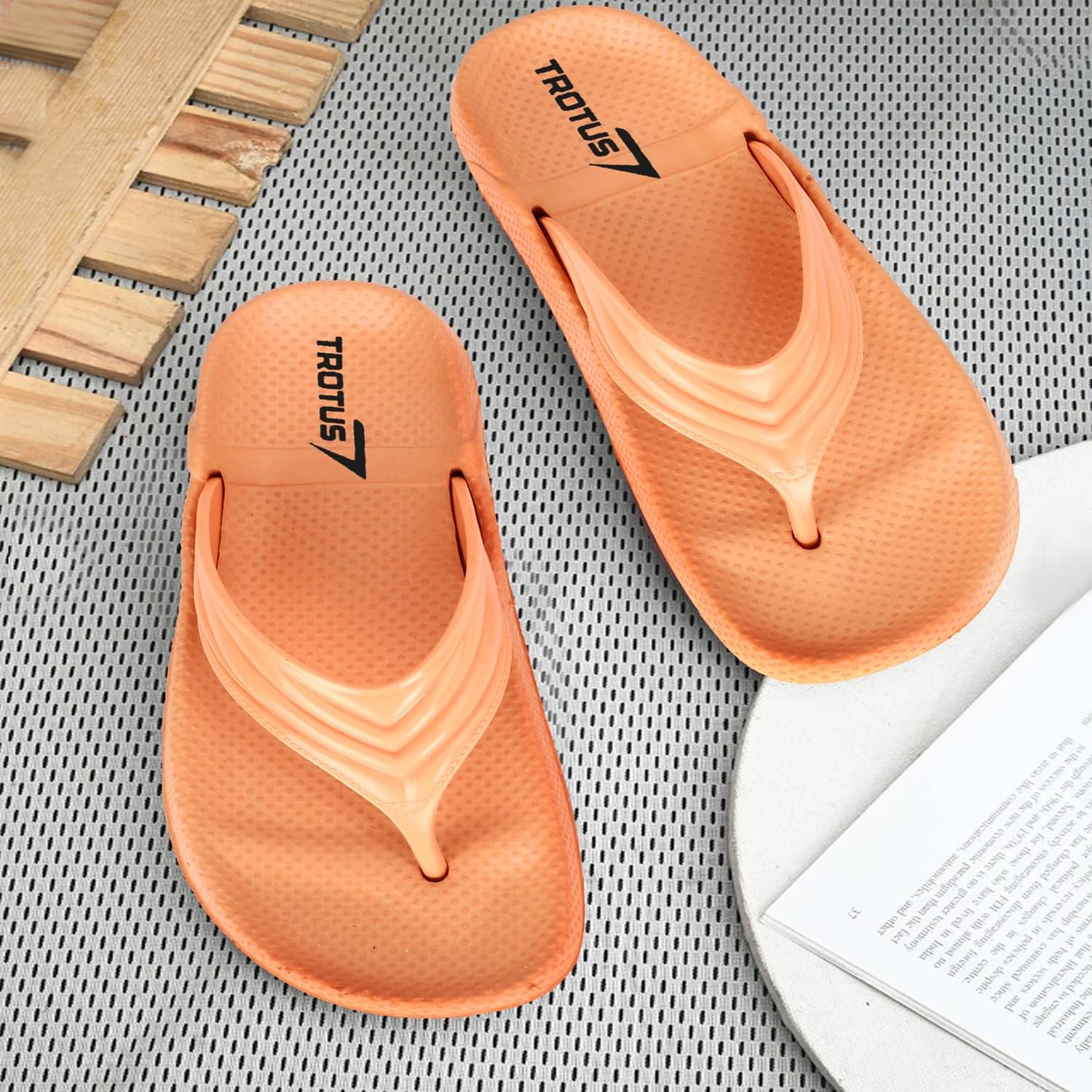     			Trotus Peach Women's Daily Slipper