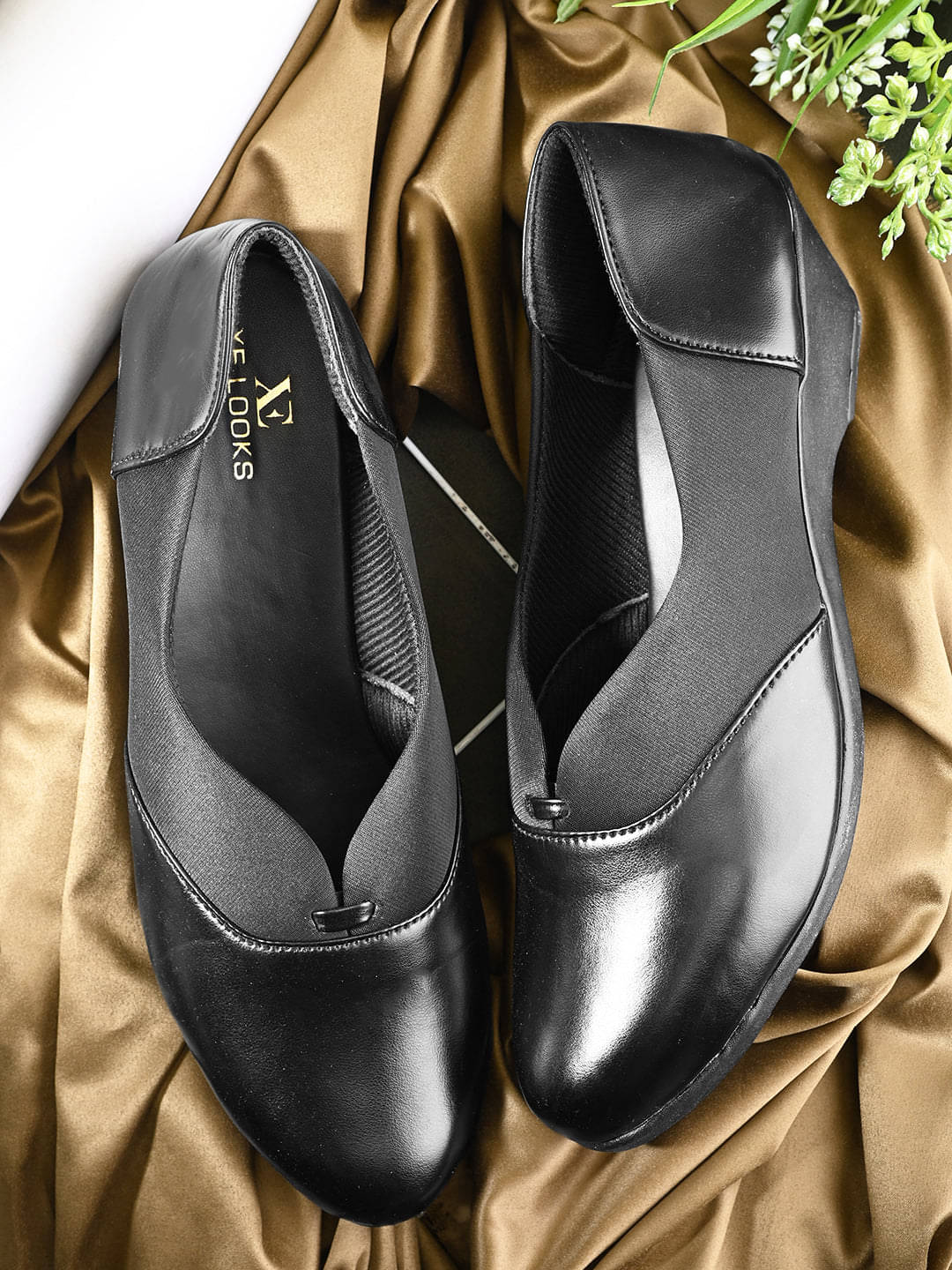     			XE Looks Black Women's Casual Ballerinas