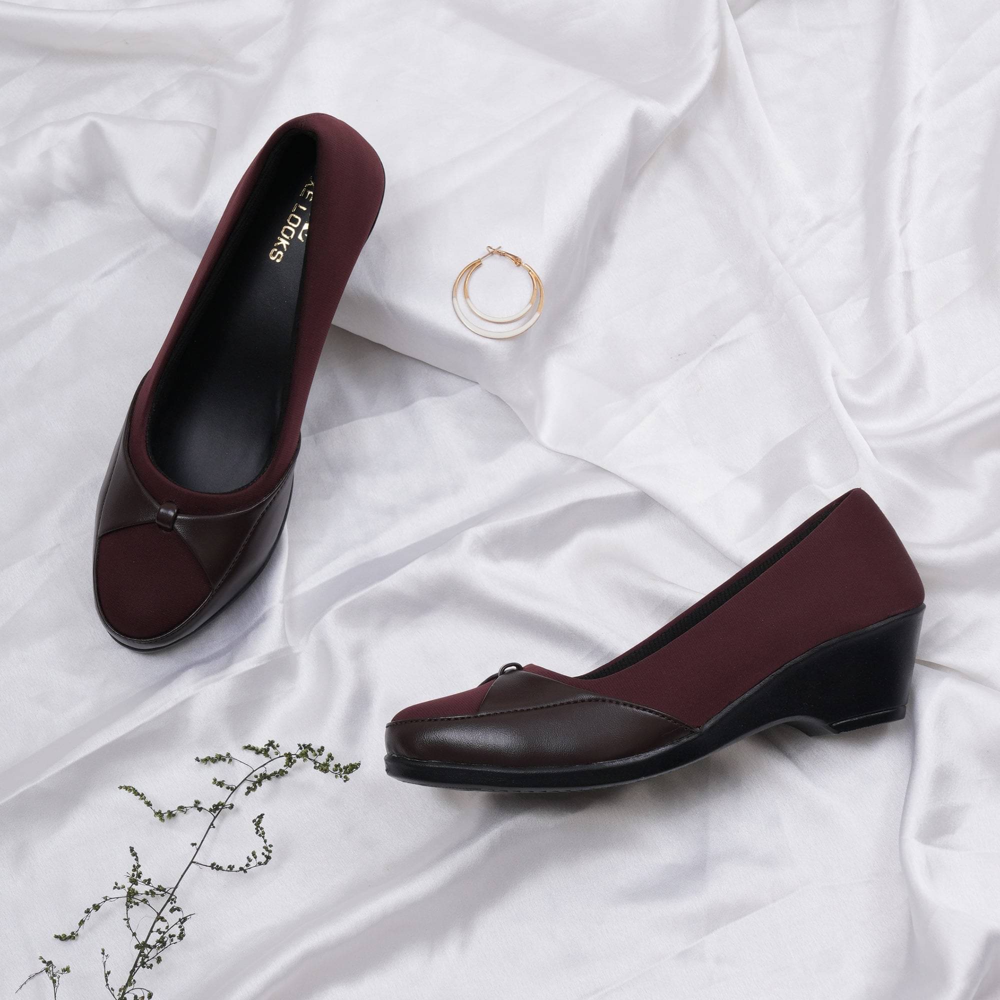     			XE Looks Brown Women's Casual Ballerinas