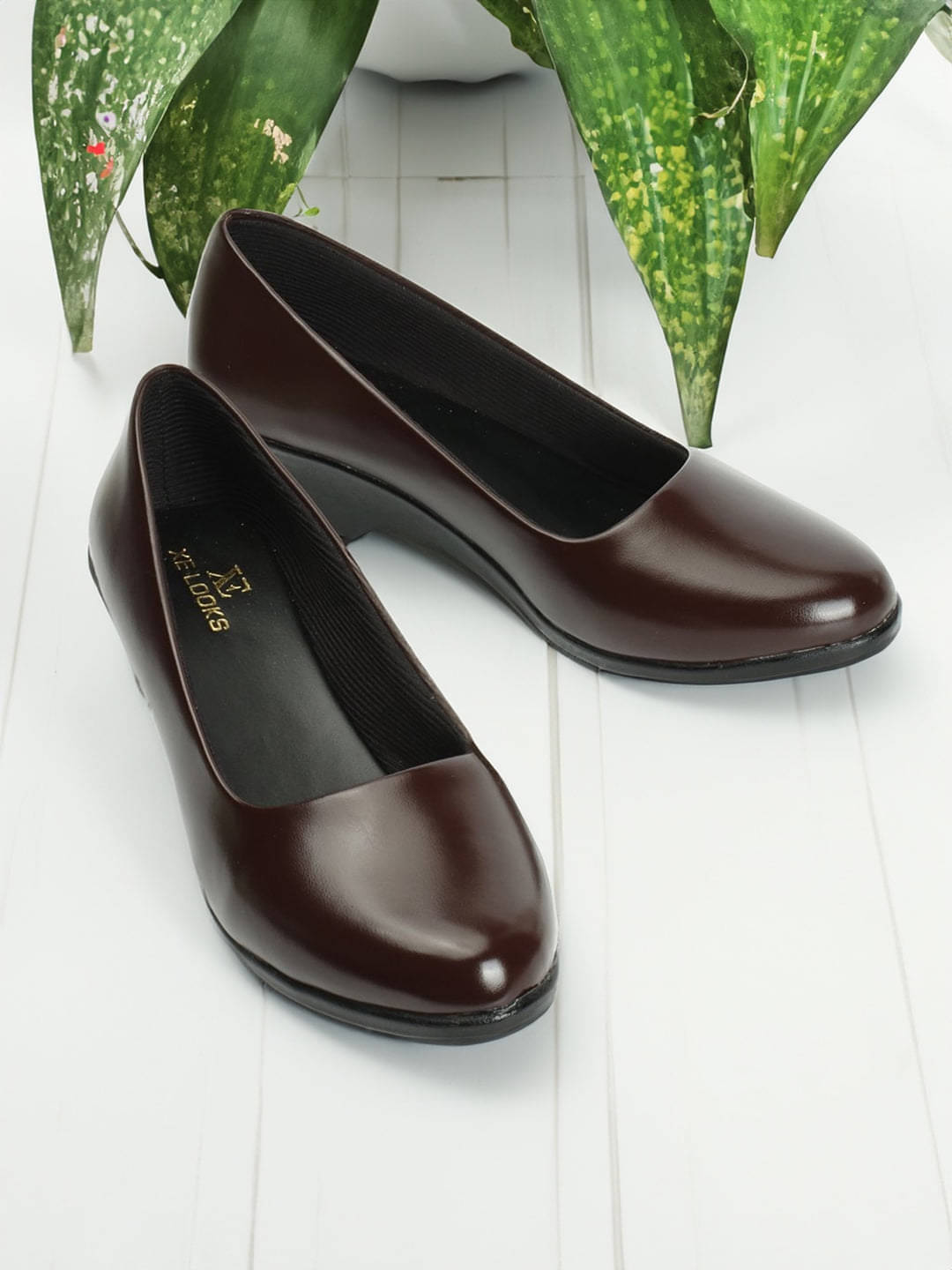     			XE Looks Brown Women's Casual Ballerinas