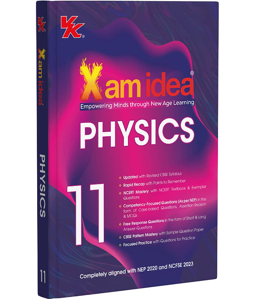 Xam idea Class 11 Physics (2025-26) | Latest CBSE Syllabus| Rapid Recap | NCERT Mastery & Competency-Focused and Free Response Qs - Stationery | Buy online on ZillyBuy