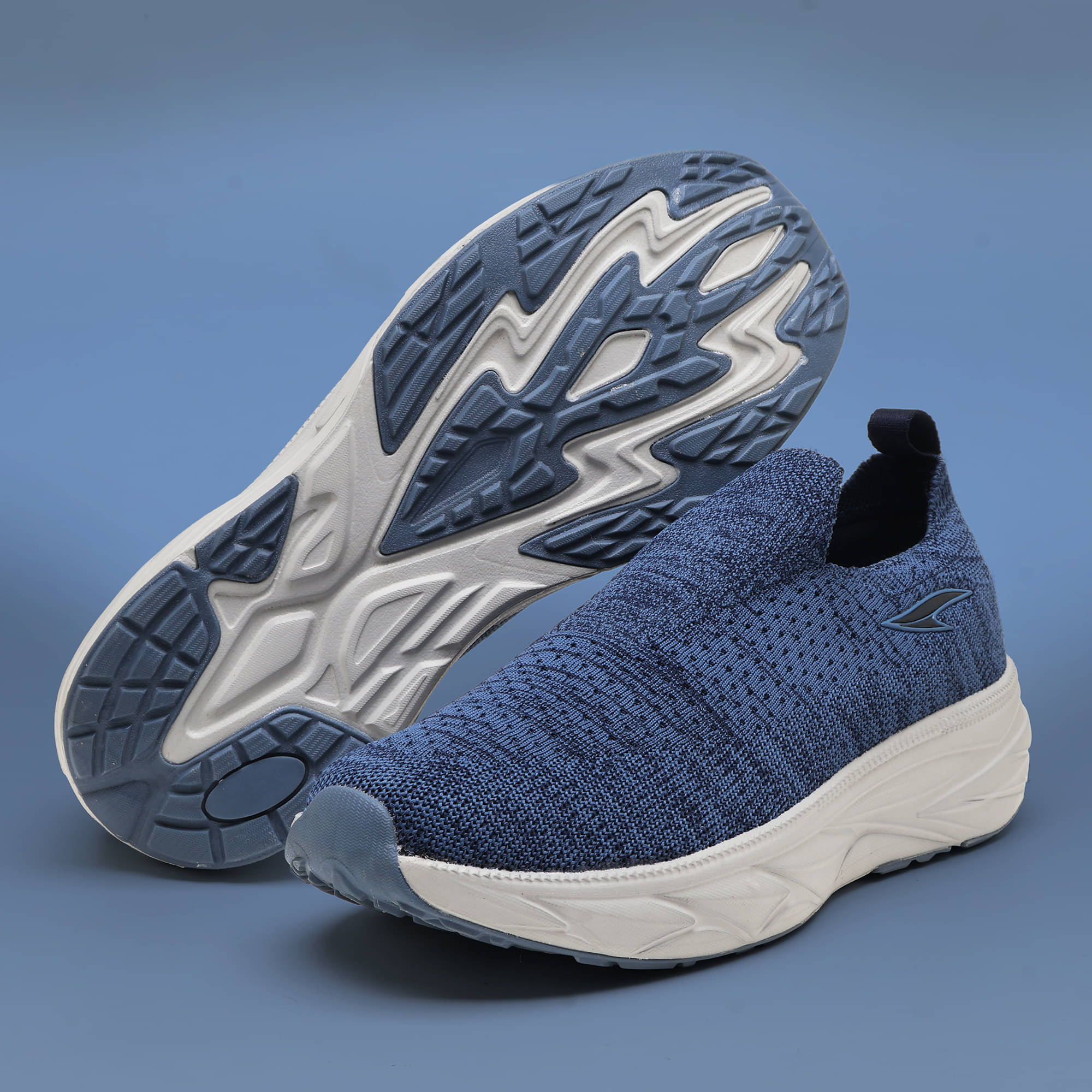     			ASIAN WIND PRO-10 Blue Men's Slip-on Shoes