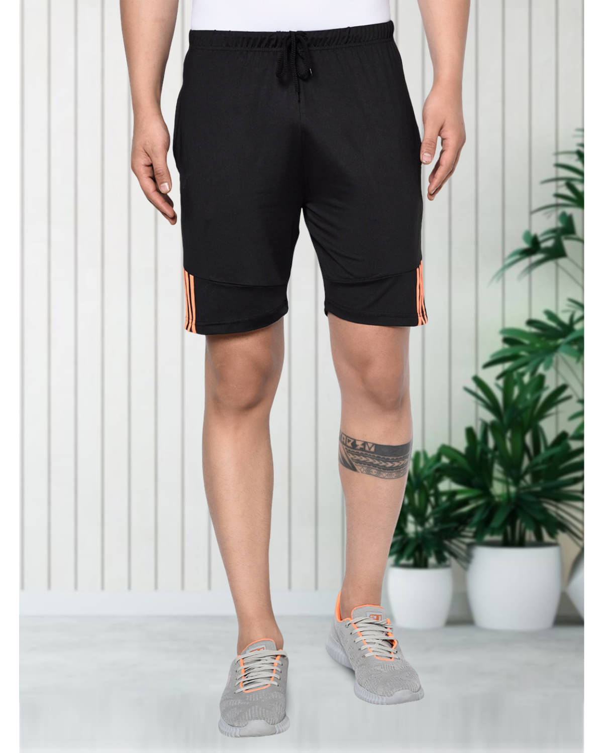     			ATIGIANO APPAREL Black Lycra Men's Shorts ( Pack of 1 )