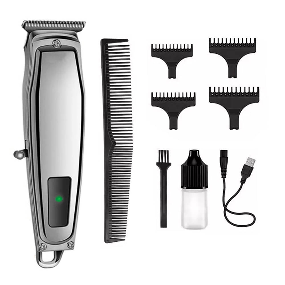     			CRS TRIMMER Silver Cordless Beard Trimmer With 60 minutes Runtime