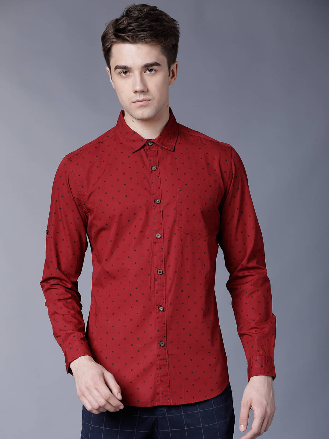 Highlander 100% Cotton Slim Fit Printed Full Sleeves Men's Casual Shirt - Multicolor ( Pack of 1 )     			Highlander 100% Cotton Slim Fit Printed Full Sleeves Men's Casual Shirt - Multicolor ( Pack of 1 )