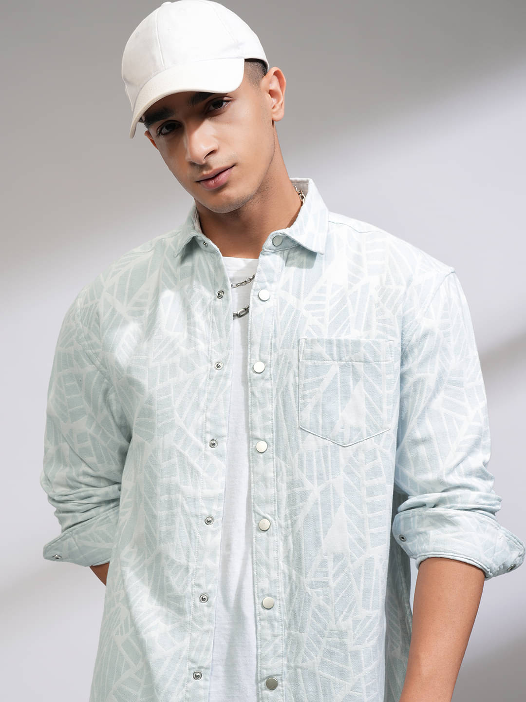 Highlander Cotton Blend Relaxed Fit Self Design Full Sleeves Men's Casual Shirt - Multicolor ( Pack of 1 ) Highlander Cotton Blend Relaxed Fit Self Design Full Sleeves Men's Casual Shirt - Multicolor ( Pack of 1 )