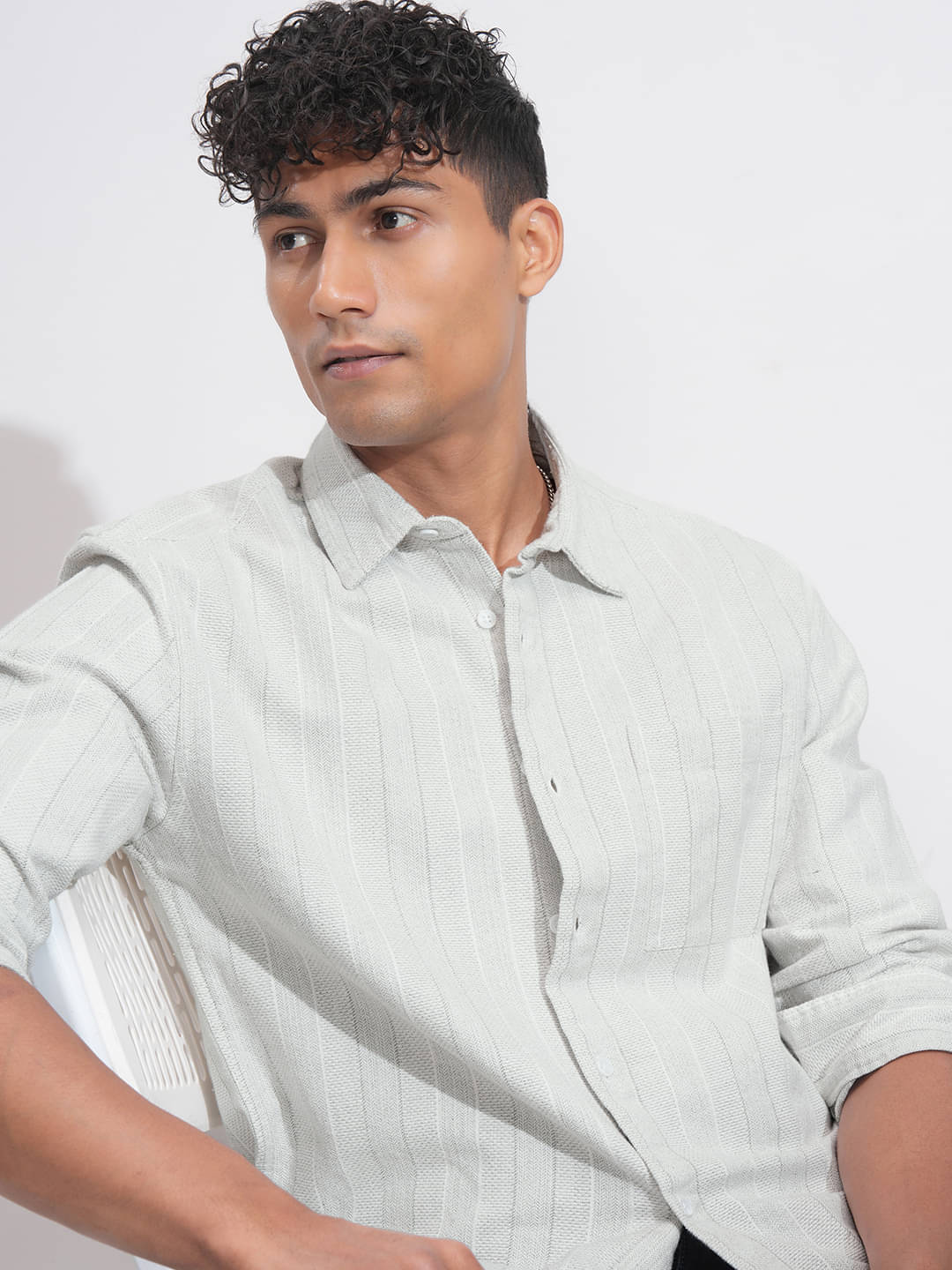 Highlander Cotton Blend Relaxed Fit Striped Full Sleeves Men's Casual Shirt - Multicolor ( Pack of 1 ) Highlander Cotton Blend Relaxed Fit Striped Full Sleeves Men's Casual Shirt - Multicolor ( Pack of 1 )