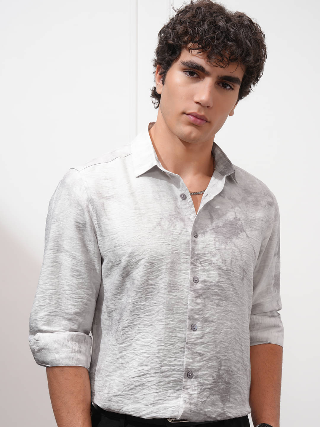     			Highlander Poly Cotton Regular Fit Printed Full Sleeves Men's Casual Shirt - Multicolor ( Pack of 1 )