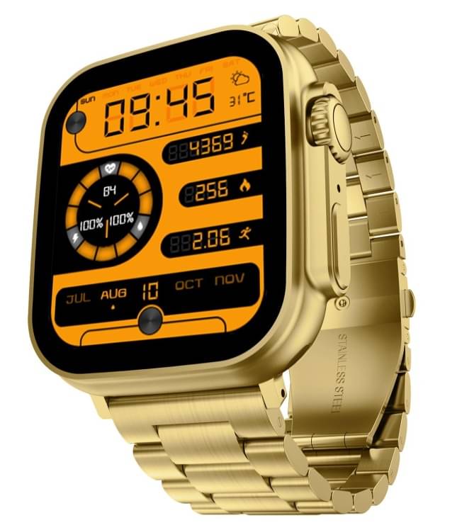 Ultra Max Smart Watch 24k Gold 2.01 Inch HD Smartwatch Smart Watch | Sleep Monitor | Distance Tracker | Calendaring | Sedentary Reminder | Text Messaging | Pedometer | Calorie Tracker | Heart Rate Monitor Smartwatch Ultra Max Smart Watch 24k Gold 2.01 Inch HD Smartwatch Smart Watch | Sleep Monitor | Distance Tracker | Calendaring | Sedentary Reminder | Text Messaging | Pedometer | Calorie Tracker | Heart Rate Monitor Smartwatch