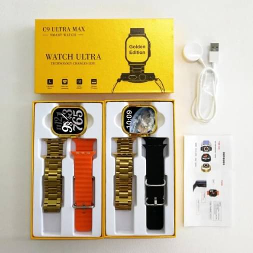 Ultra Max Smart Watch 24k Gold 2.01 Inch HD Smartwatch Smart Watch | Sleep Monitor | Distance Tracker | Calendaring | Sedentary Reminder | Text Messaging | Pedometer | Calorie Tracker | Heart Rate Monitor Smartwatch Ultra Max Smart Watch 24k Gold 2.01 Inch HD Smartwatch Smart Watch | Sleep Monitor | Distance Tracker | Calendaring | Sedentary Reminder | Text Messaging | Pedometer | Calorie Tracker | Heart Rate Monitor Smartwatch