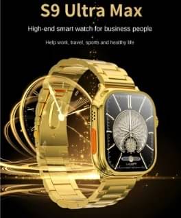    			Ultra Max Smart Watch 24k Gold 2.01 Inch HD Smartwatch Smart Watch | Sleep Monitor | Distance Tracker | Calendaring | Sedentary Reminder | Text Messaging | Pedometer | Calorie Tracker | Heart Rate Monitor Smartwatch