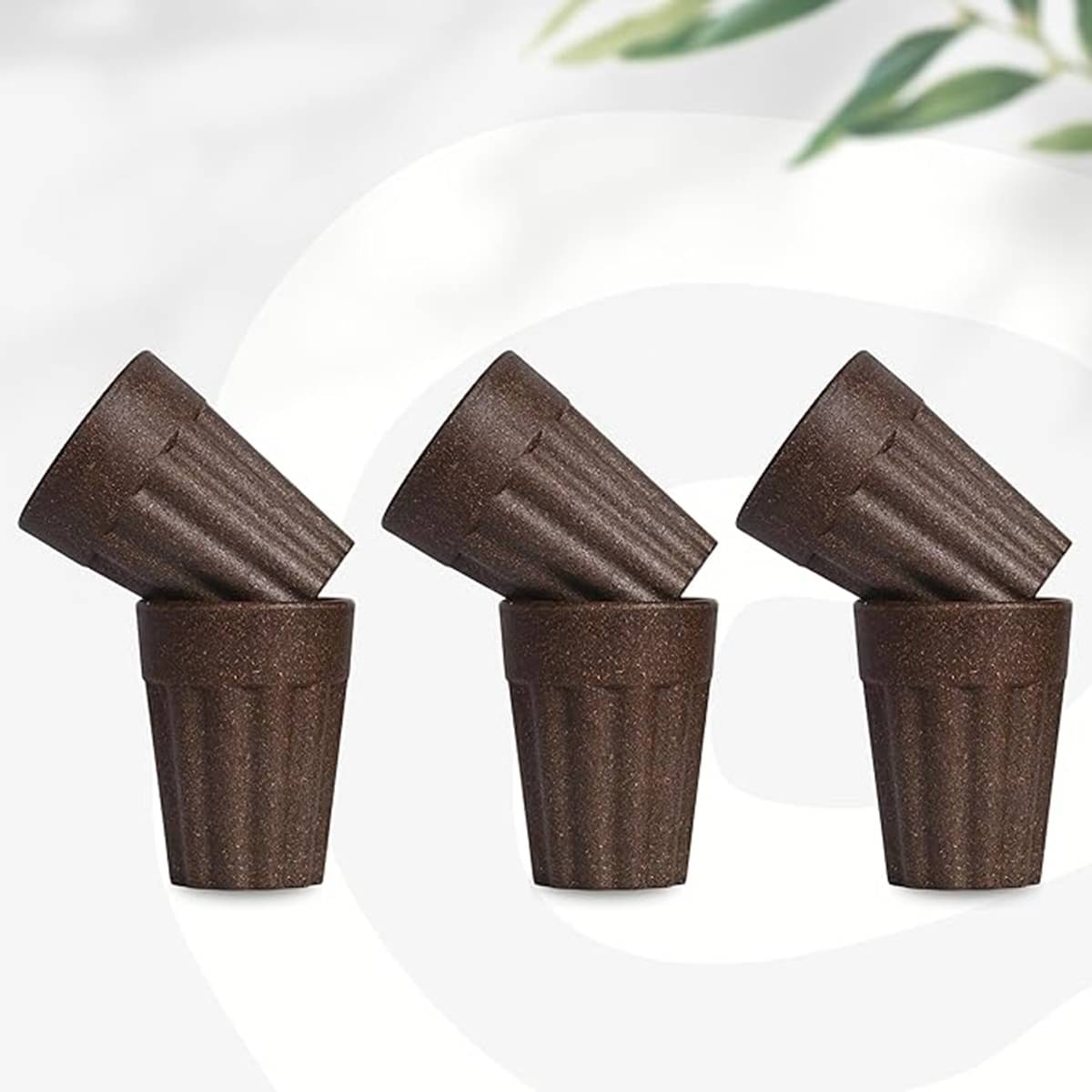     			iview kitchenware Tea/Milk/Coffee Solid Plastic Tea Cup 120 ml ( Pack of 6 )