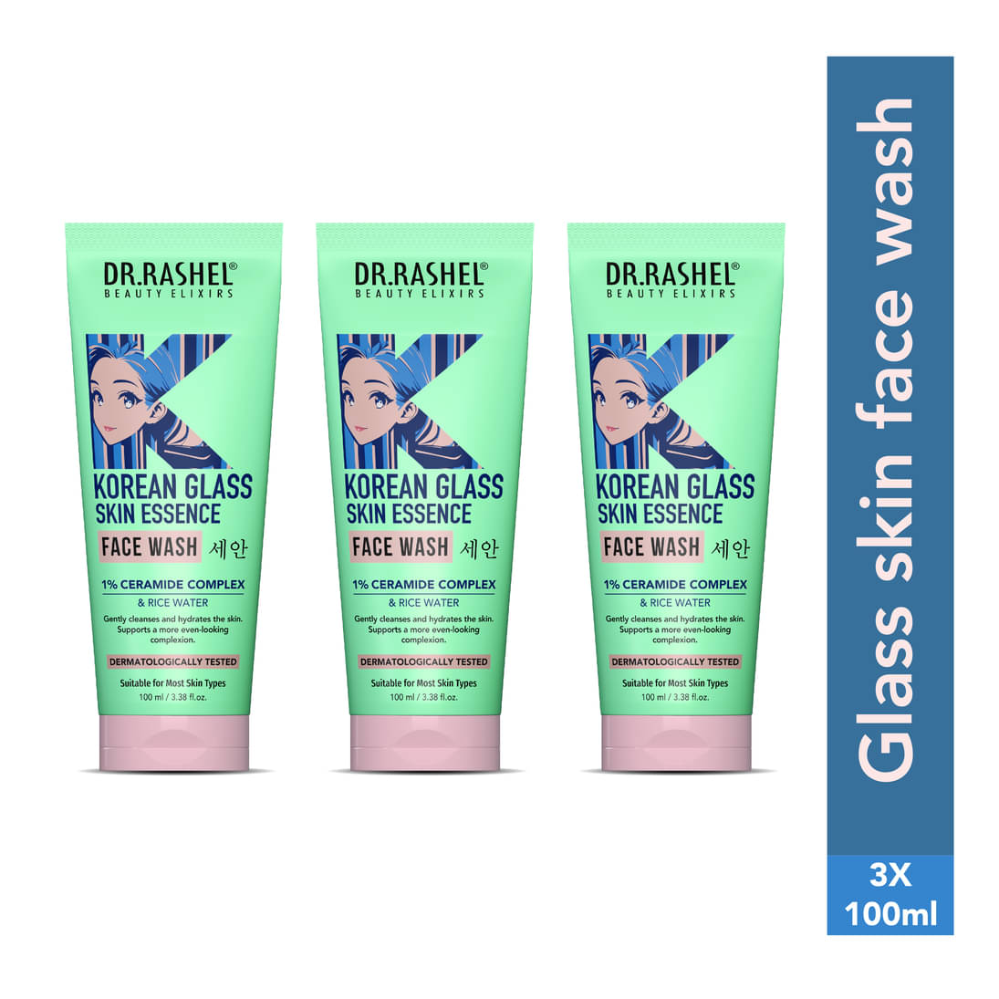 DR.RASHEL - Refreshing Face Wash For All Skin Type ( Pack of 3 ) DR.RASHEL - Refreshing Face Wash For All Skin Type ( Pack of 3 )