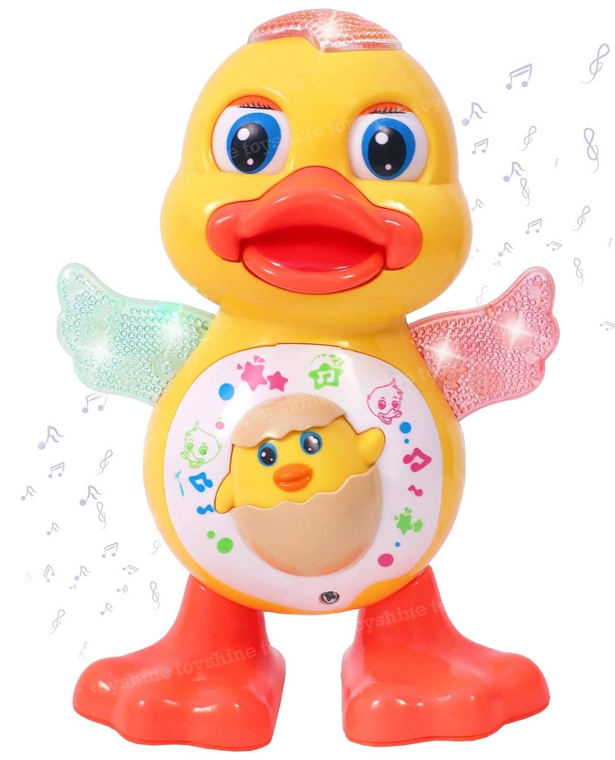     			Dancing Duck with Music Flashing Lights and Real Dancing Action ,MultiColor,Pack of 1