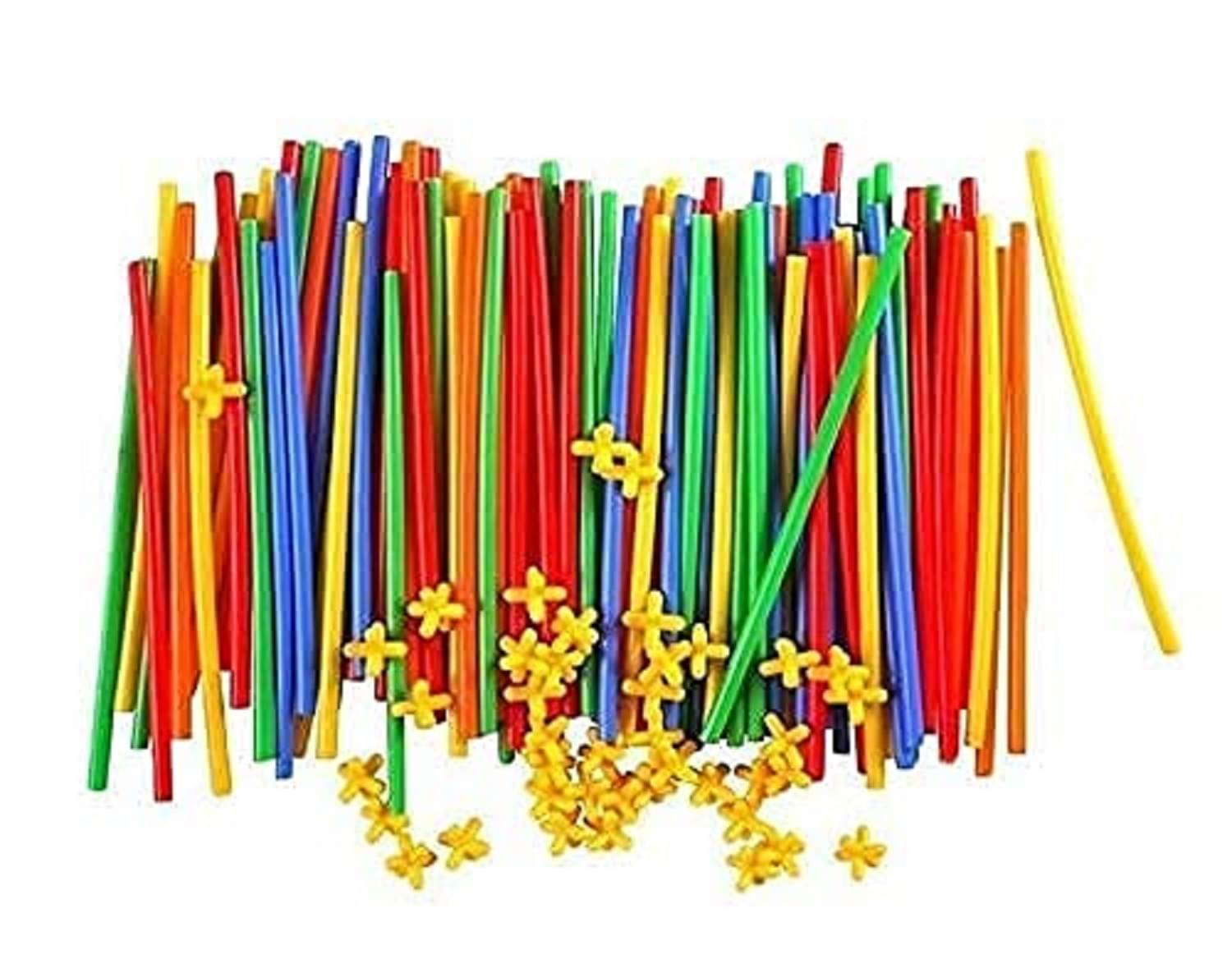FEDIFU Straws Building Blocks Game Set for 3-8 Years Old Kids Boys & Girls,Multicolor,90+ Piece FEDIFU Straws Building Blocks Game Set for 3-8 Years Old Kids Boys & Girls,Multicolor,90+ Piece