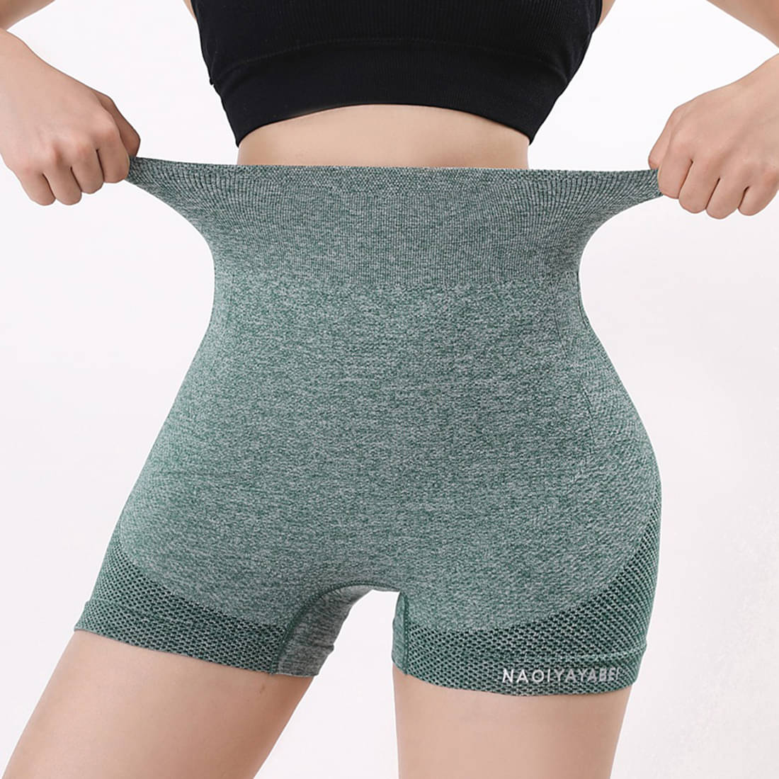 FLYING QUEEN Pack of 1 Spandex Women's Thigh Compressor ( Sea Green ) FLYING QUEEN Pack of 1 Spandex Women's Thigh Compressor ( Sea Green )