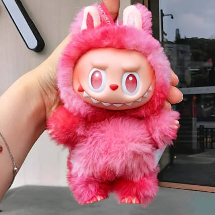 FSN MULTI COLOR La-bubu 3rd Gen Monster Bunny Plush Keychain – Soft Furry Doll Toy with Rainbow Eyes & Creepy Smile FSN MULTI COLOR La-bubu 3rd Gen Monster Bunny Plush Keychain – Soft Furry Doll Toy with Rainbow Eyes & Creepy Smile