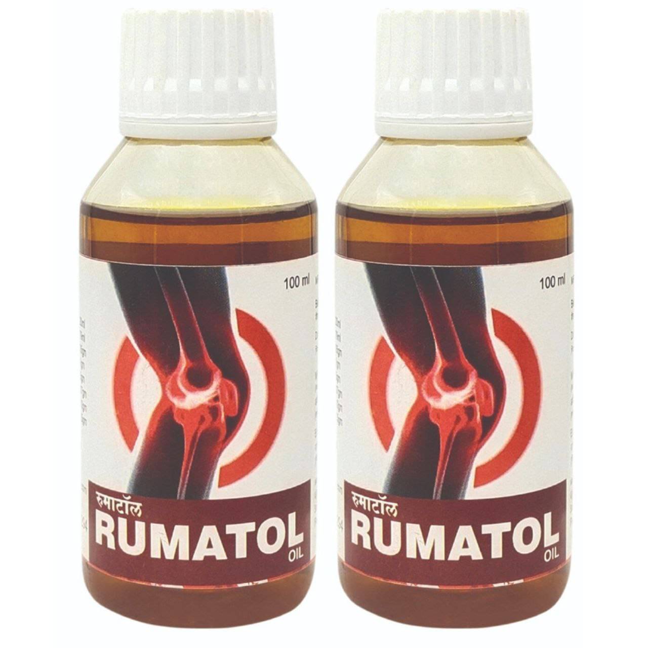     			Ujwala Ayurvedashram Rumatol Oil , Relief From Joint,Knee,Back&Muscle Pain,Bone& Wellness 100Ml (Pack of 2)