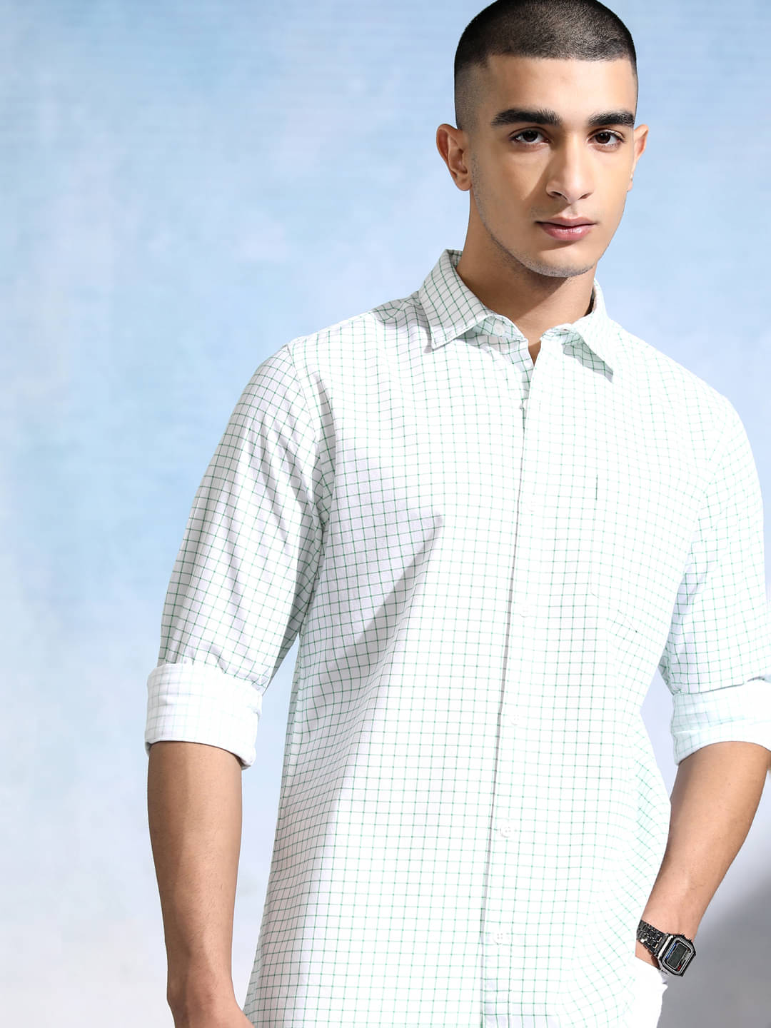 Highlander 100% Cotton Slim Fit Checks Full Sleeves Men's Casual Shirt - Multicolor ( Pack of 1 ) Highlander 100% Cotton Slim Fit Checks Full Sleeves Men's Casual Shirt - Multicolor ( Pack of 1 )