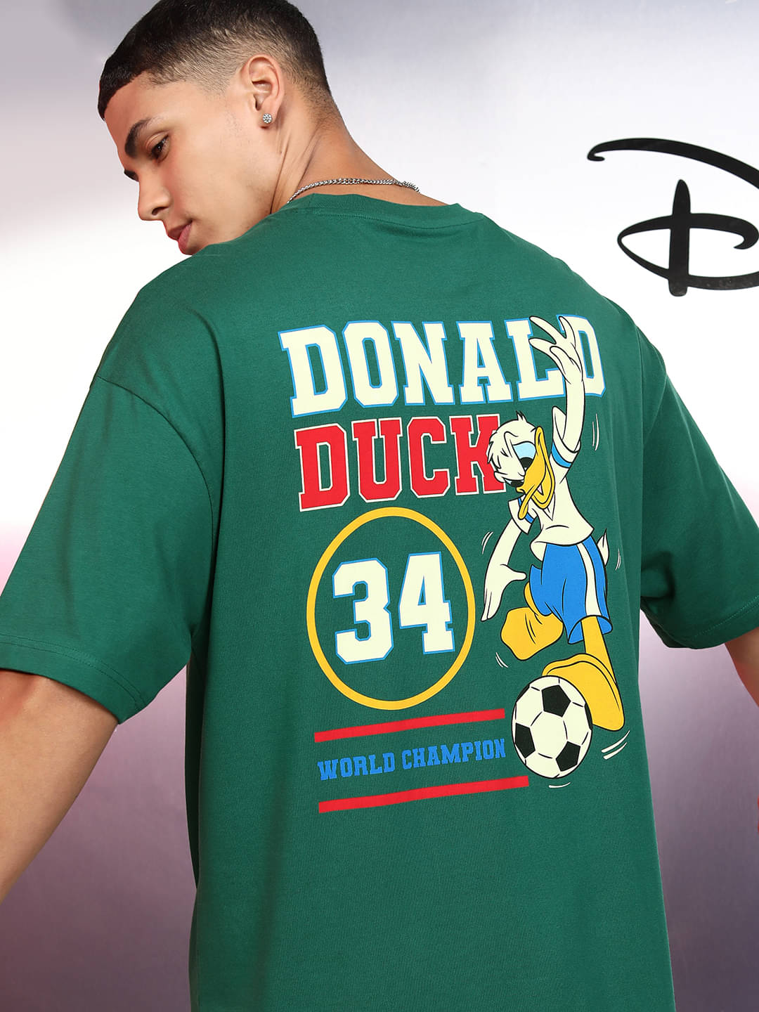     			Highlander Men 100% Cotton Oversized Fit Printed T-Shirt ( Green )