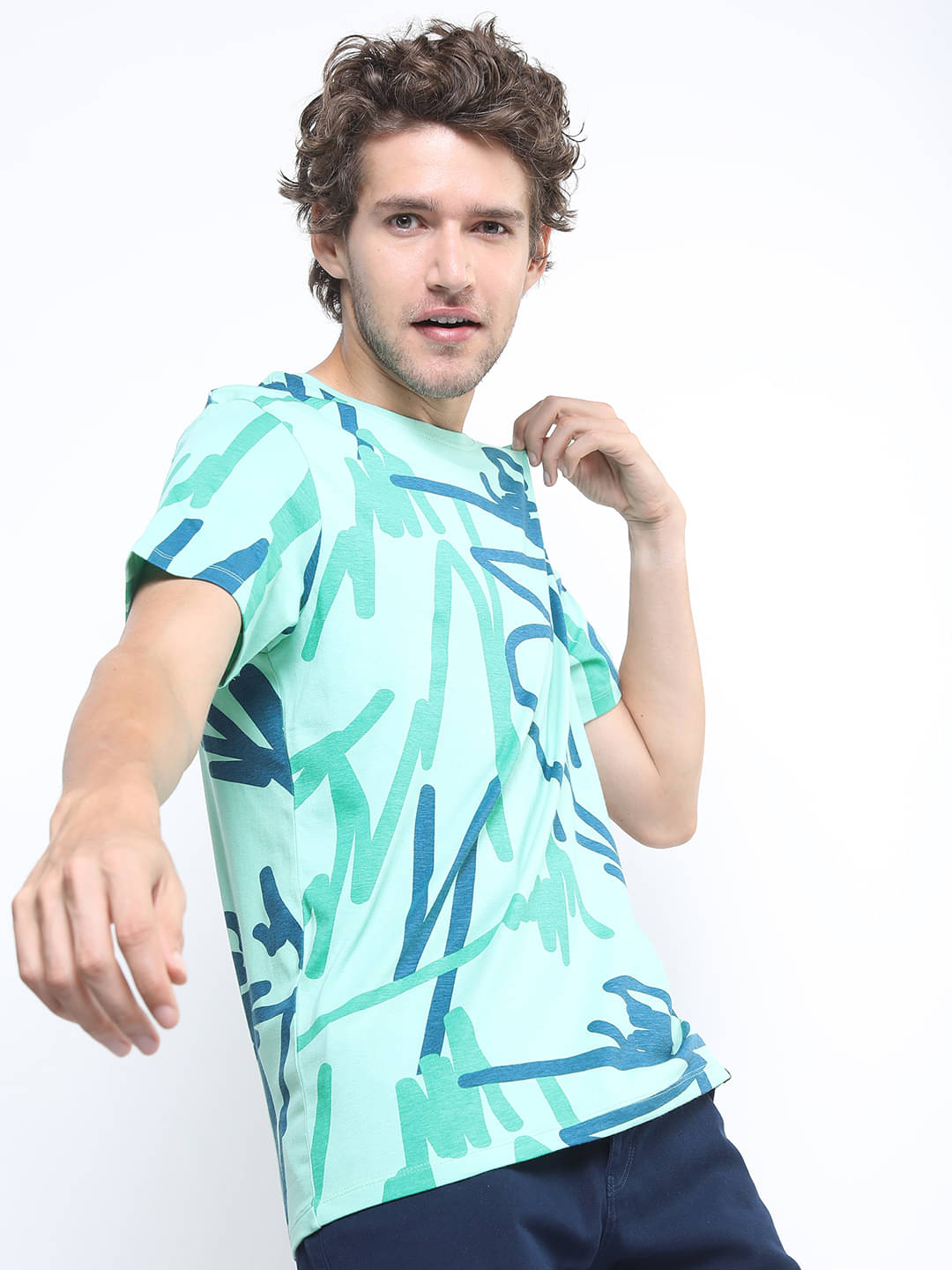 Highlander Men 100% Cotton Slim Fit Printed T-Shirt ( Multicolor ) Highlander Men 100% Cotton Slim Fit Printed T-Shirt ( Multicolor )
