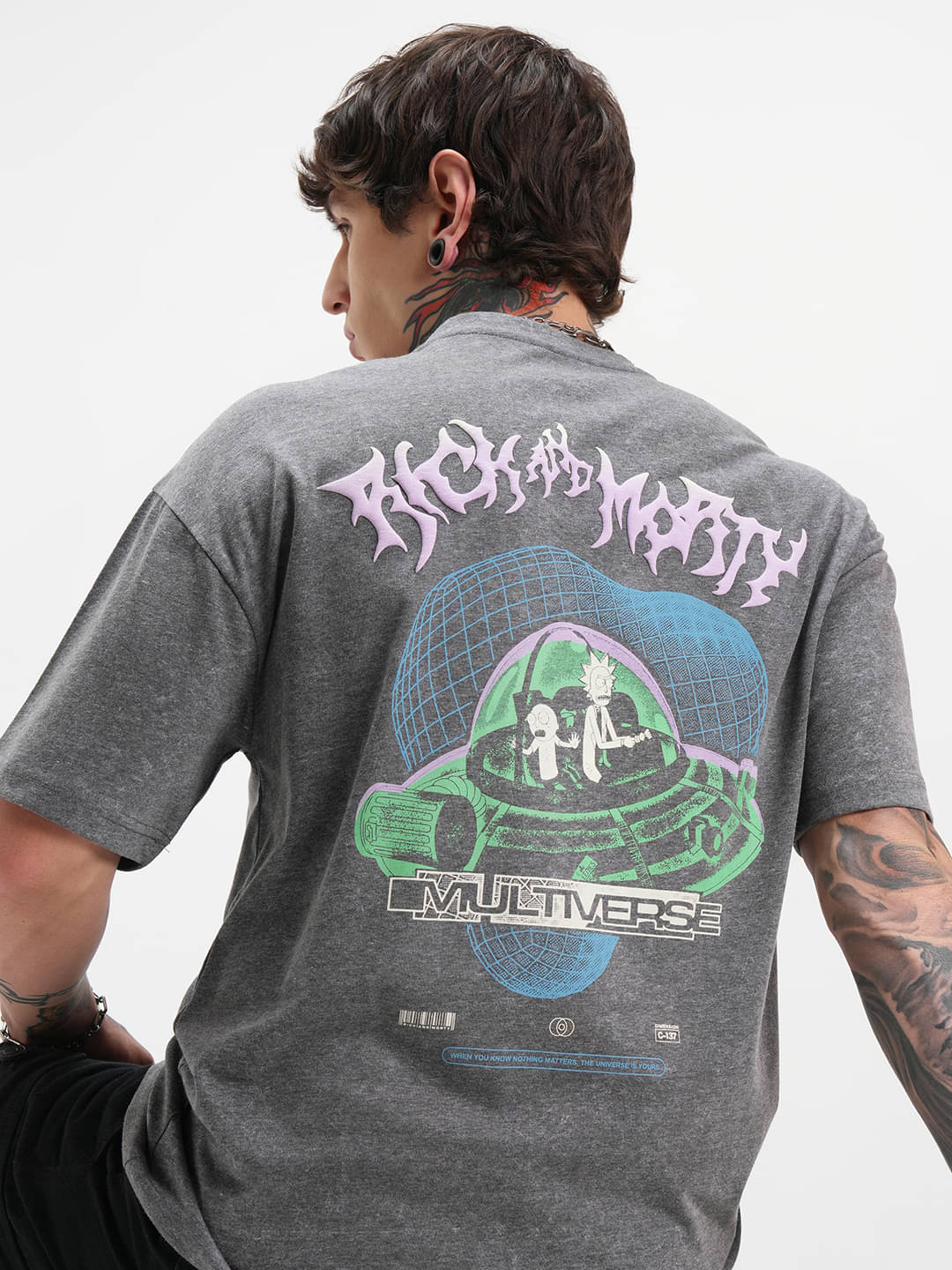 Highlander Men Polyester Oversized Fit Printed T-Shirt ( Grey ) Highlander Men Polyester Oversized Fit Printed T-Shirt ( Grey )
