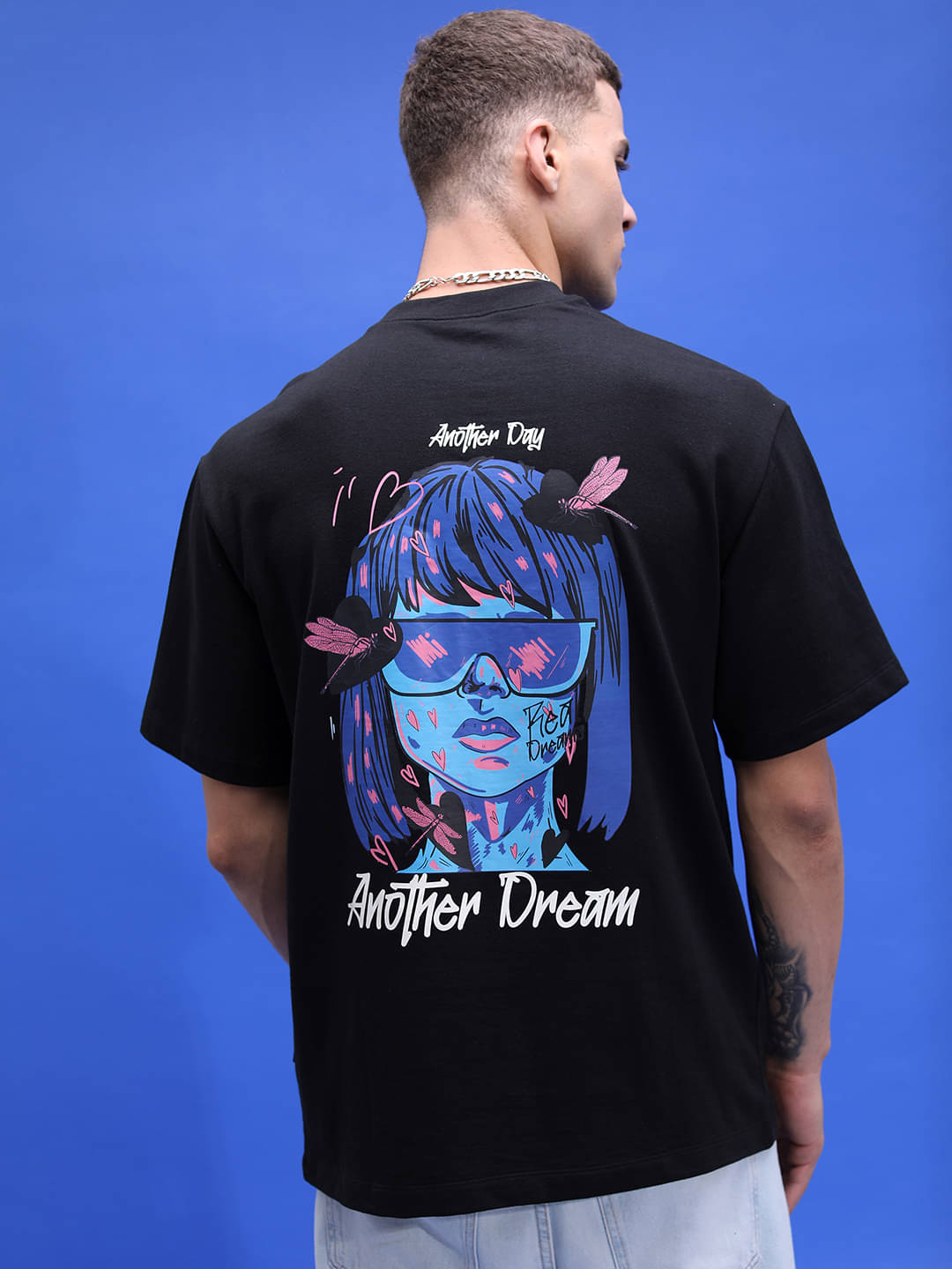 Highlander Men Polyester Oversized Fit Printed T-Shirt ( Black ) Highlander Men Polyester Oversized Fit Printed T-Shirt ( Black )