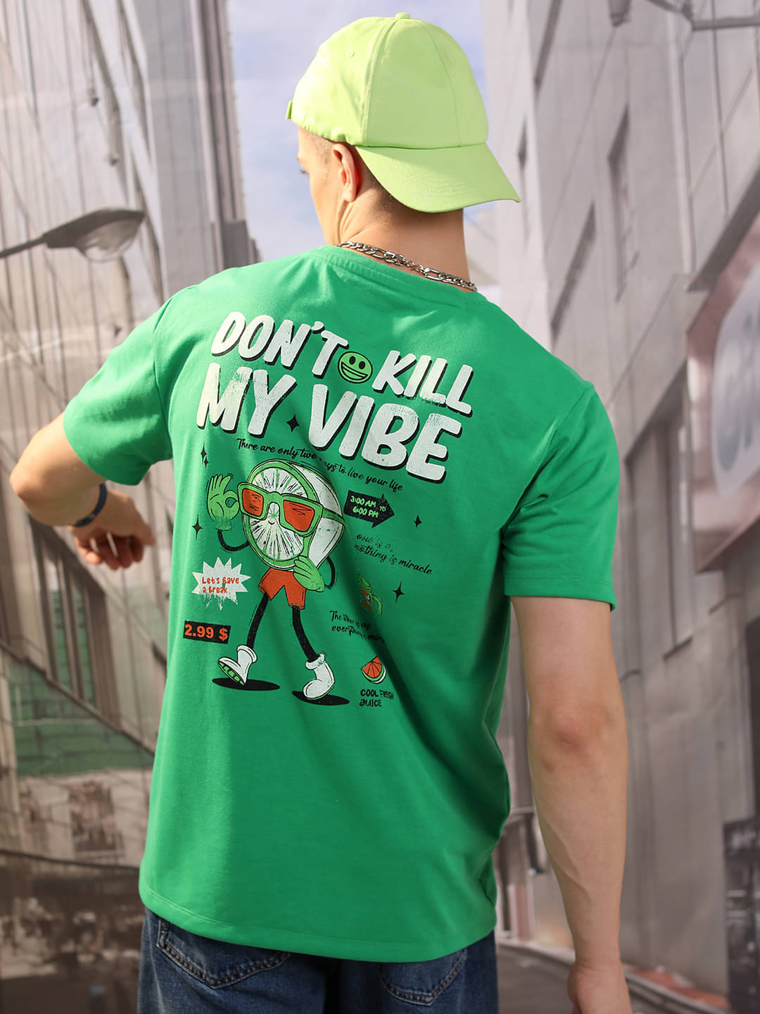 Highlander Men Polyester Oversized Fit Printed T-Shirt ( Green ) Highlander Men Polyester Oversized Fit Printed T-Shirt ( Green )