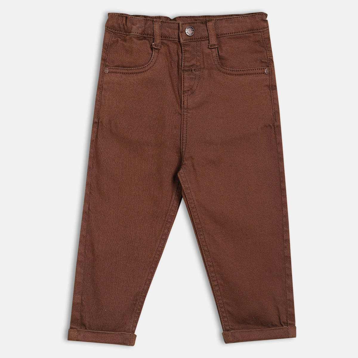     			MINI KLUB Pack of 1 Baby Boys Denim Jeans ( Brown )