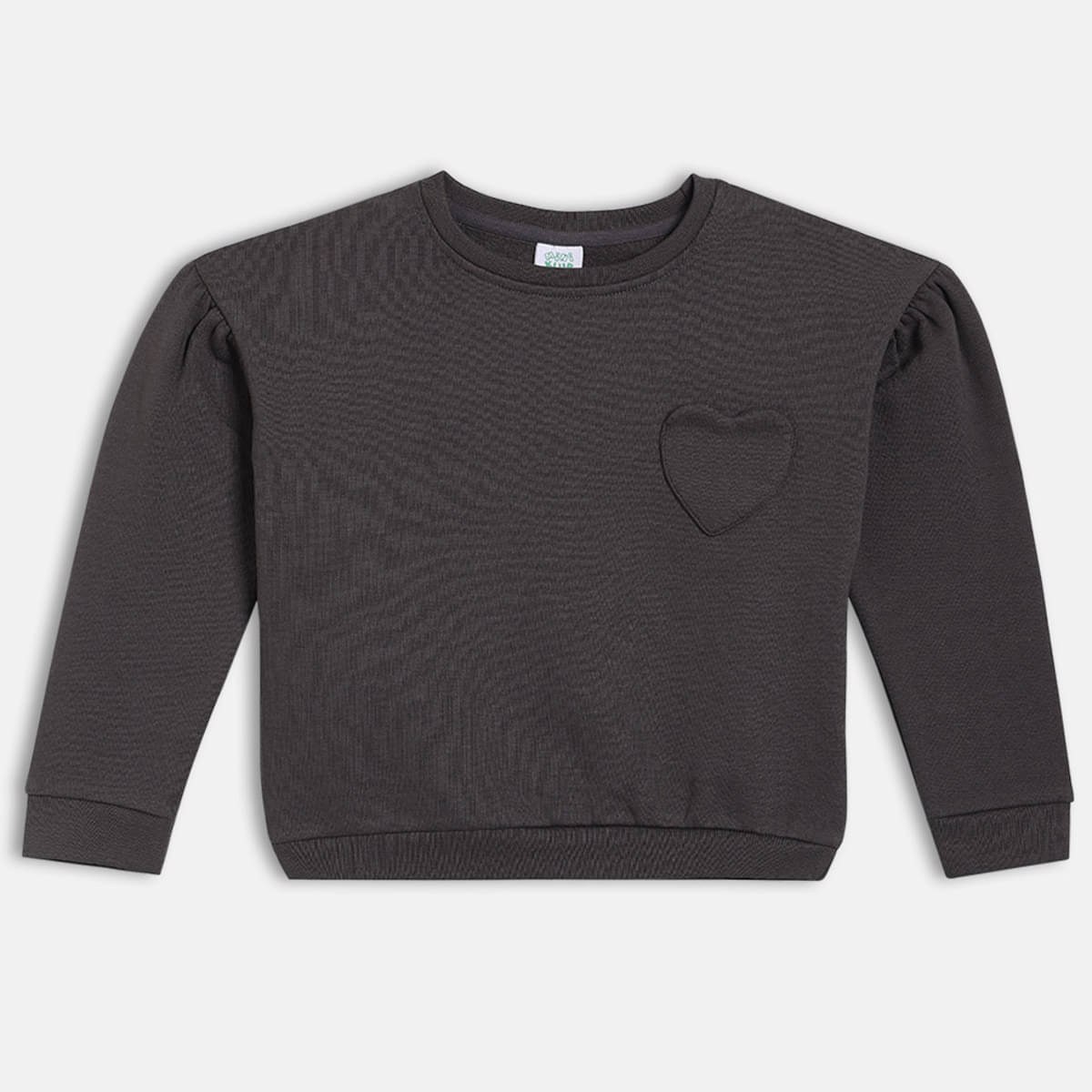     			MINI KLUB Pack of 1 Girls Cotton Sweatshirt ( Black )