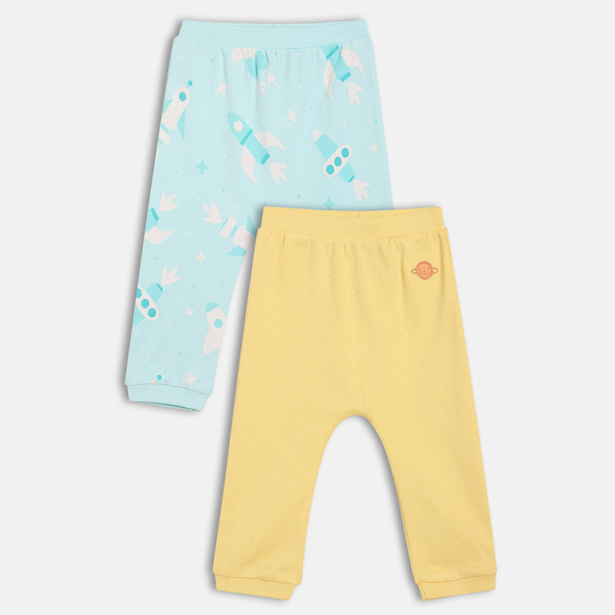     			MINI KLUB Pack of 2 Baby Boys Cotton Trackpant ( Multicolor )