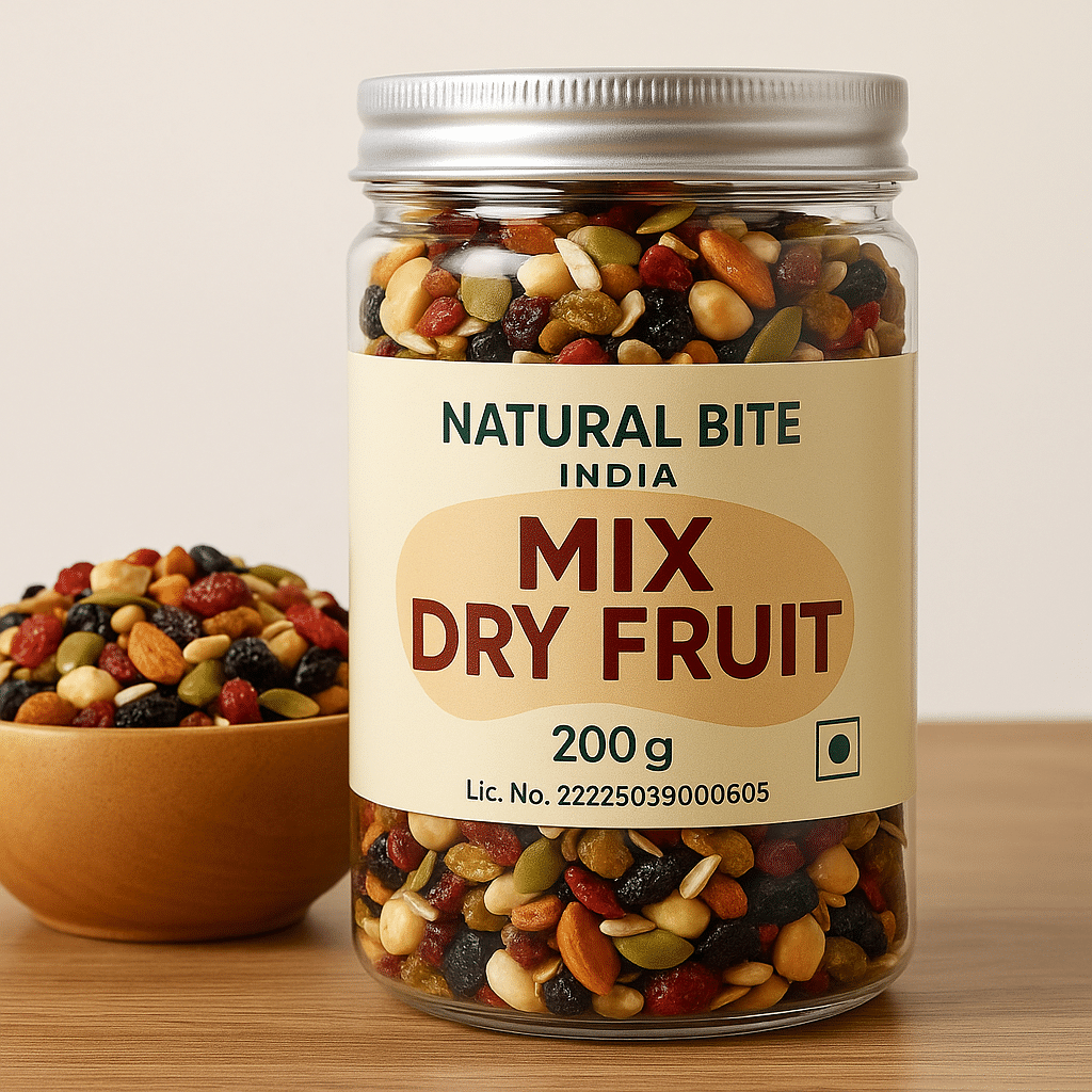 NATURAL BITE INDIA Mixed Nuts 200 g NATURAL BITE INDIA Mixed Nuts 200 g