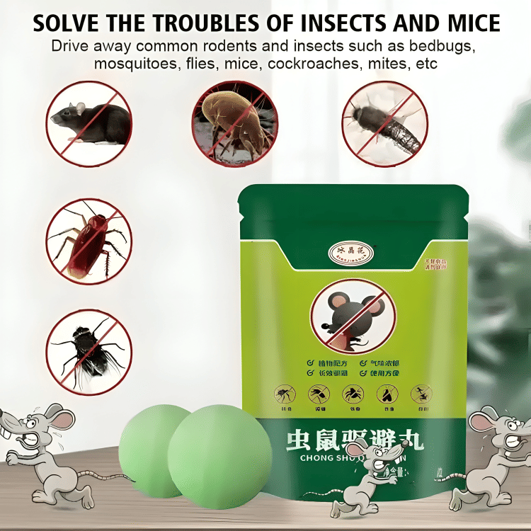     			Rat Repellent Peppermint Oil Mouse and Squirrel Deterrent up to 60 days for Indoor-Outdoor Garage, Home, Natural