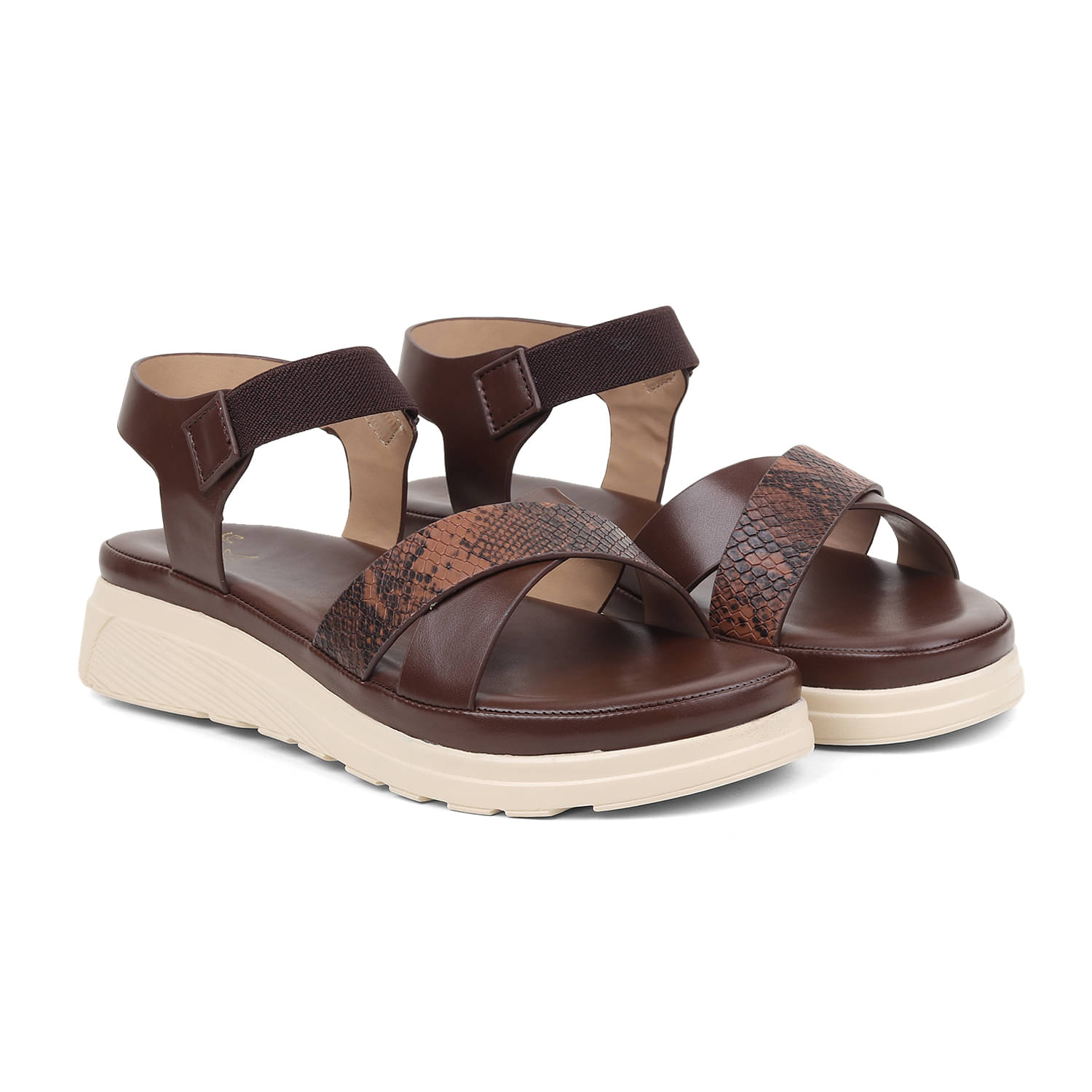     			Yoho Brown Women's Flats