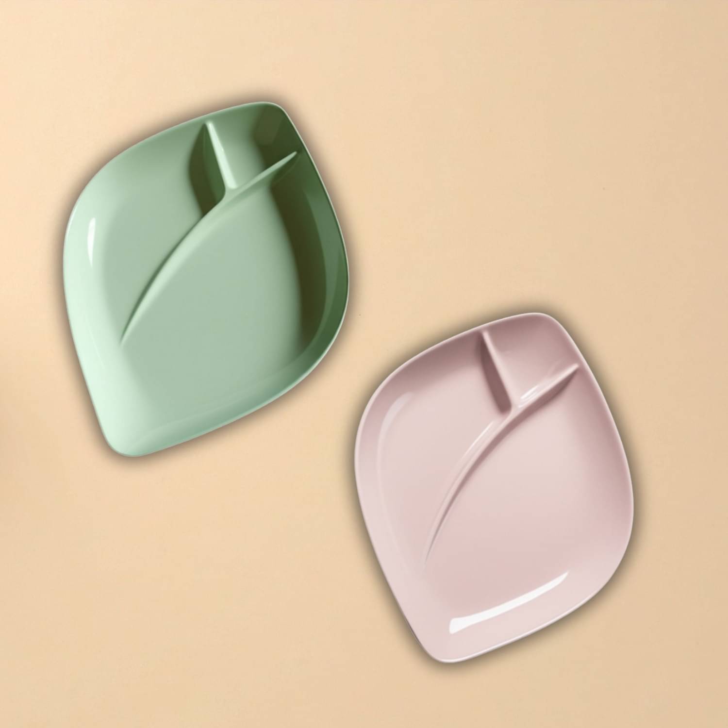 Baskety 2 Pcs Plastic Multi Color Dessert Plate Baskety 2 Pcs Plastic Multi Color Dessert Plate