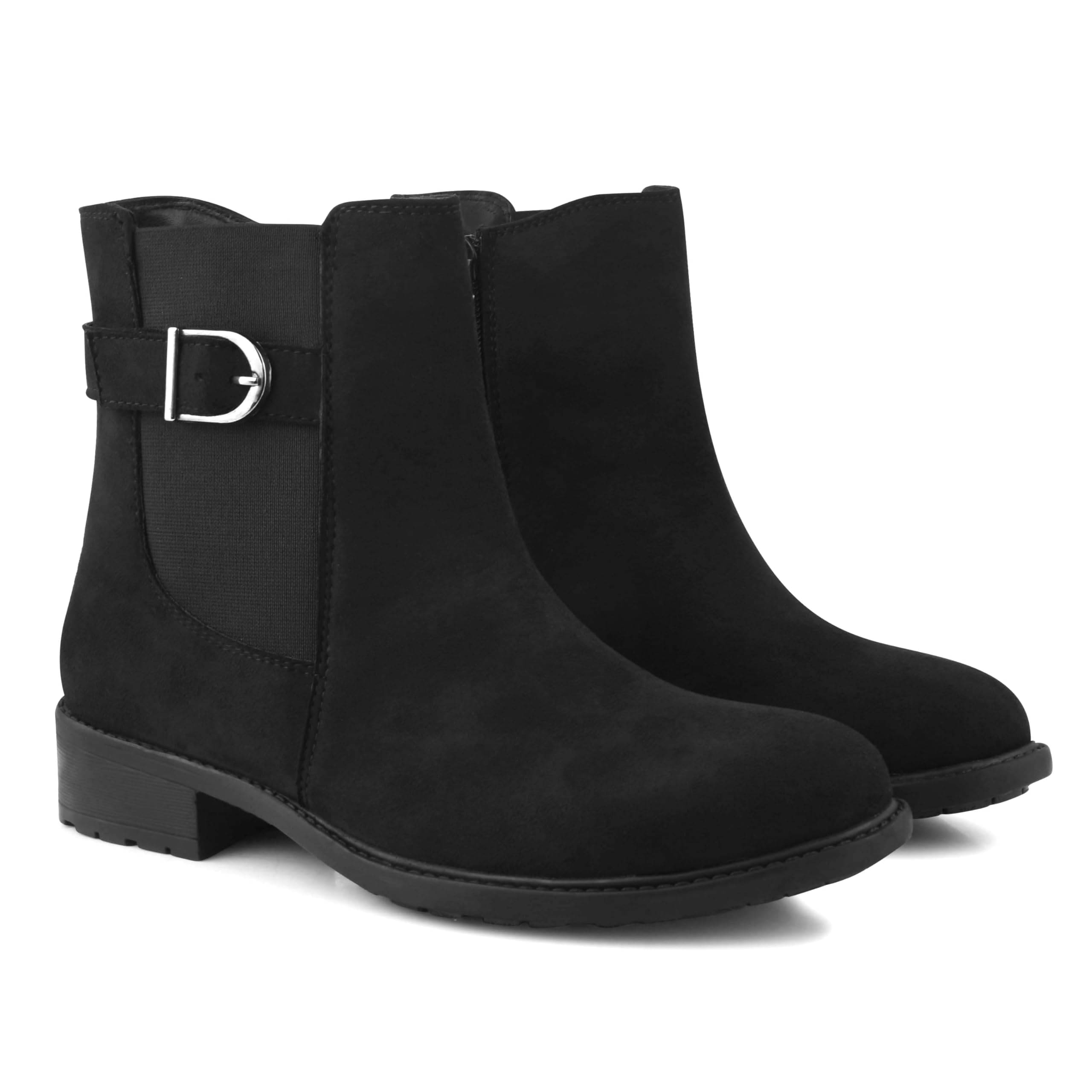 CLOG LONDON Black Women's Ankle Length Boots CLOG LONDON Black Women's Ankle Length Boots