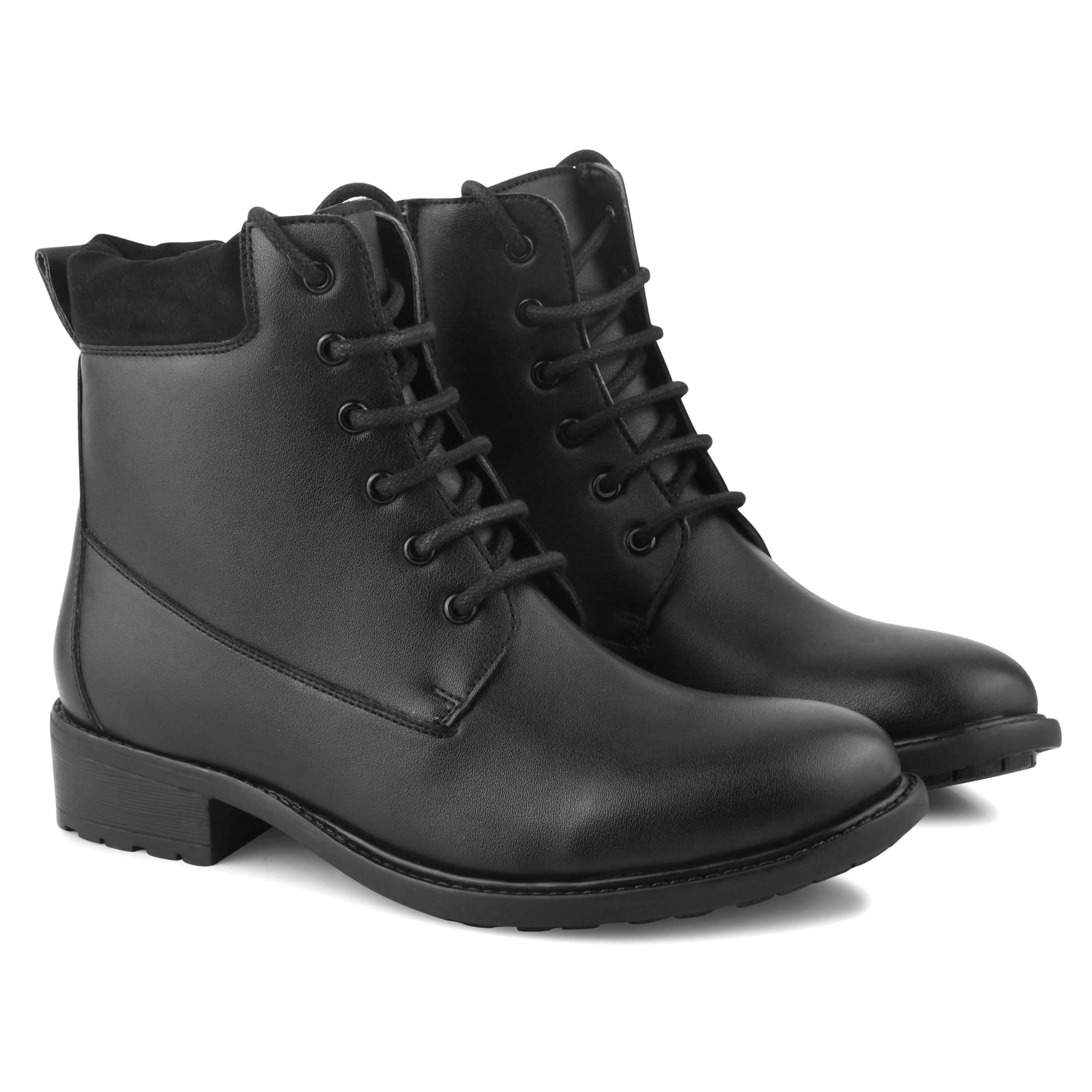 CLOG LONDON Black Women's Ankle Length Boots CLOG LONDON Black Women's Ankle Length Boots