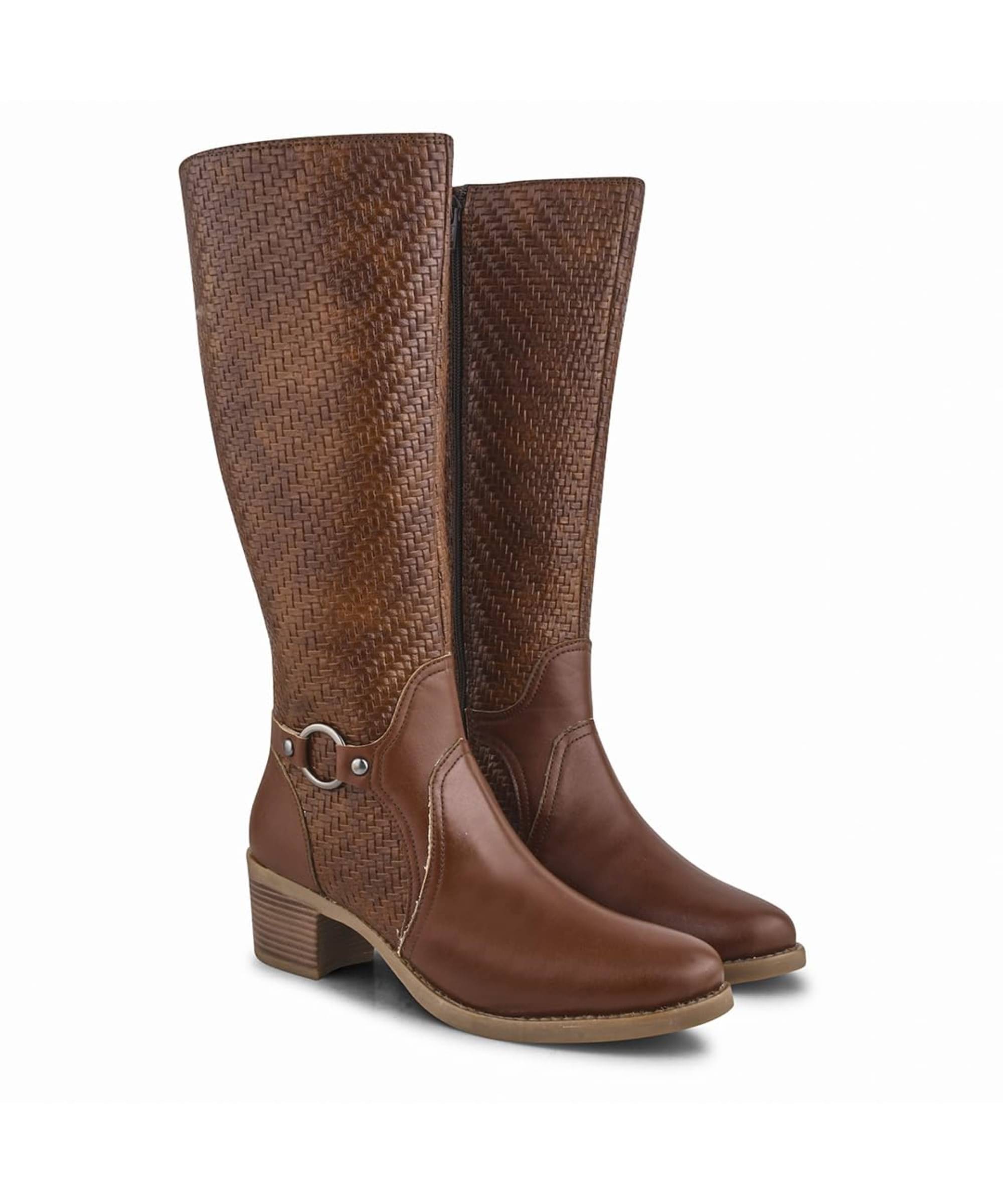     			CLOG LONDON Tan Women's Ankle Length Boots
