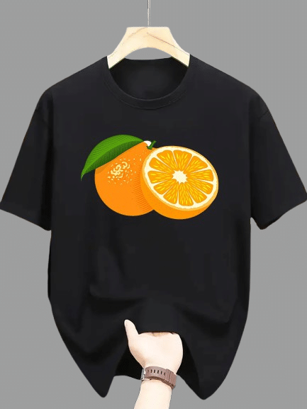     			ELBATROSS Men Polyester Regular Fit Printed T-Shirt ( Black )