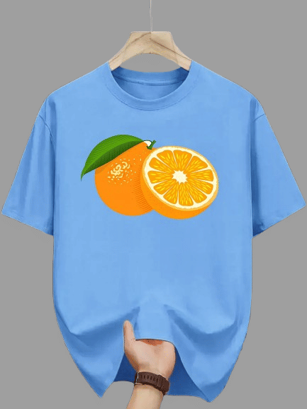 ELBATROSS Men Polyester Regular Fit Printed T-Shirt ( Sky Blue ) ELBATROSS Men Polyester Regular Fit Printed T-Shirt ( Sky Blue )