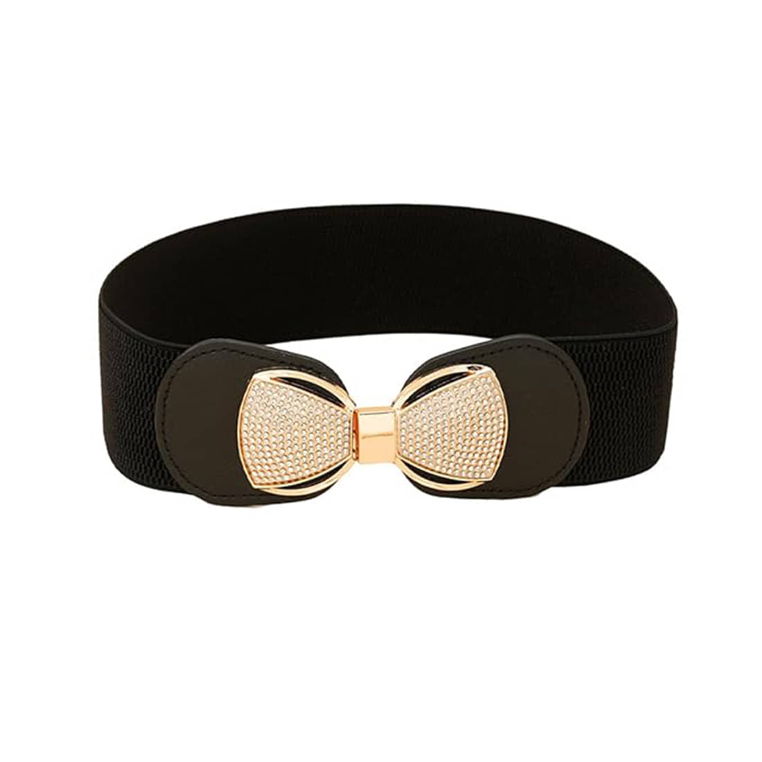     			Girls Party, Formal, Evening, Casual Black Stretchable Belt