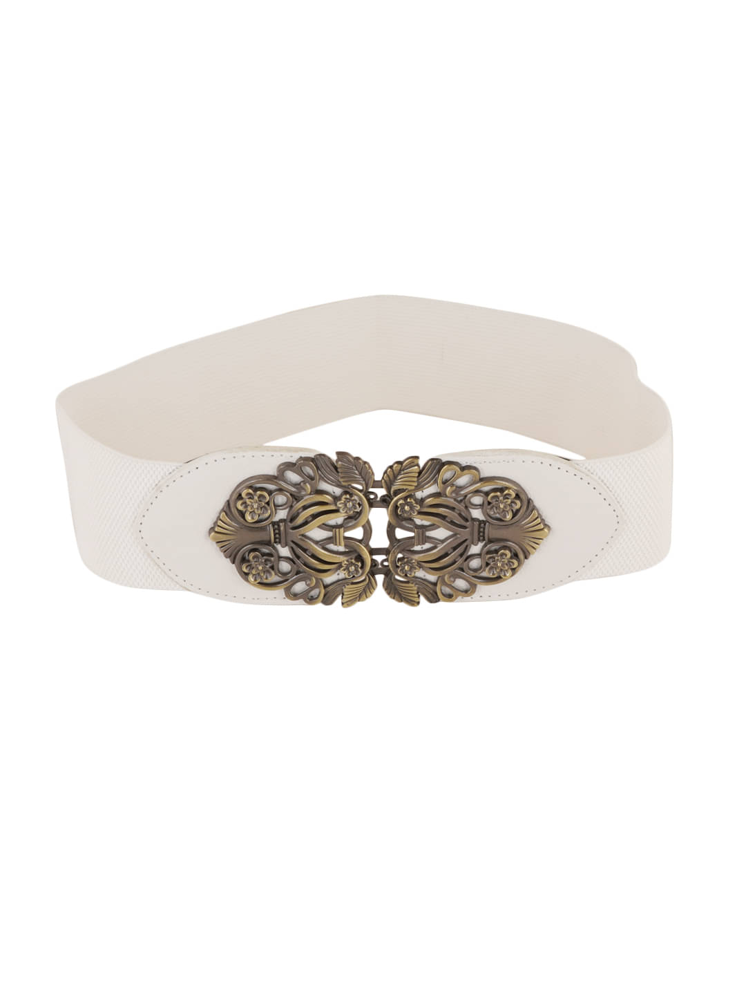     			Girls Party, Formal, Evening, Casual White Stretchable Belt