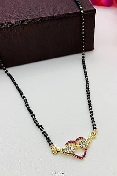     			GlowNest Yellow Mangalsutra ( Pack of 1 )