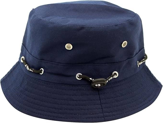     			Infispace Navy Cotton Women's Hat ( Pack of 1 )