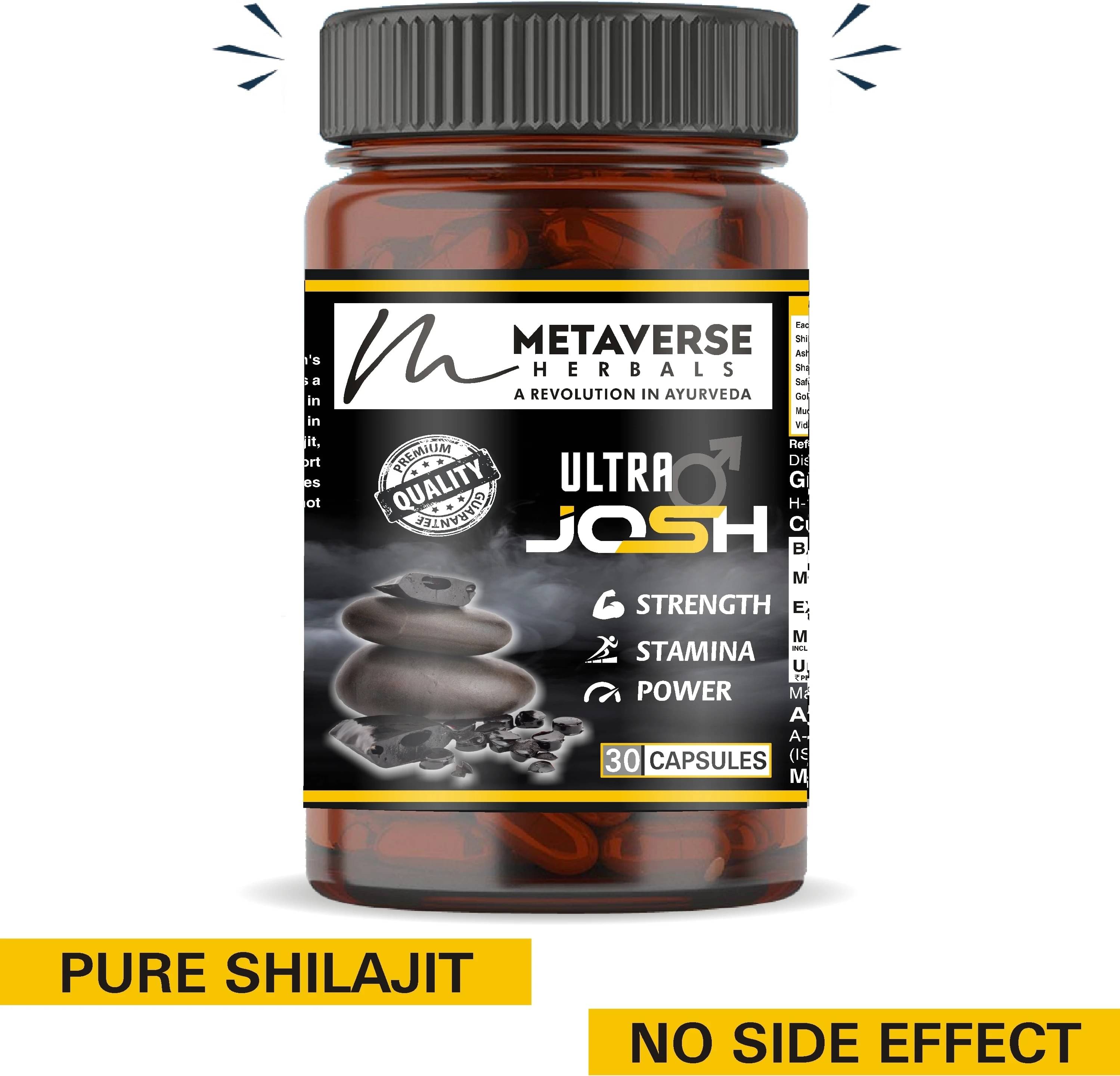 Metaverse Ayurvedic Power Capsule Boost Vigour 100% Ayurvedic Power Capsule for Men Power 30 No.s     			Metaverse Ayurvedic Power Capsule Boost Vigour 100% Ayurvedic Power Capsule for Men Power 30 No.s