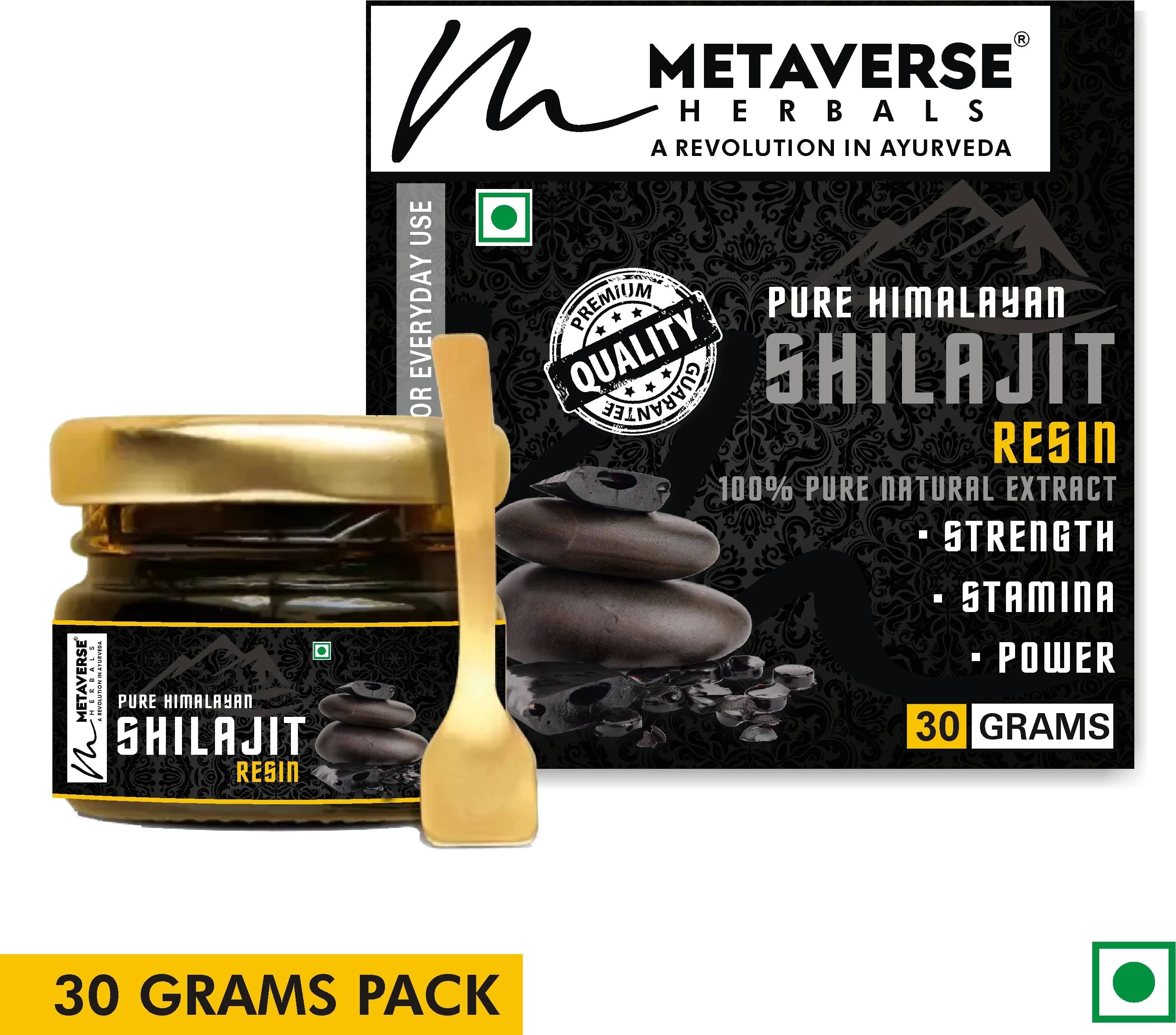     			Metaverse Elevate Performance and Stamina with 100% Ayurvedic Himalayan Shilajit Resin 30 gm