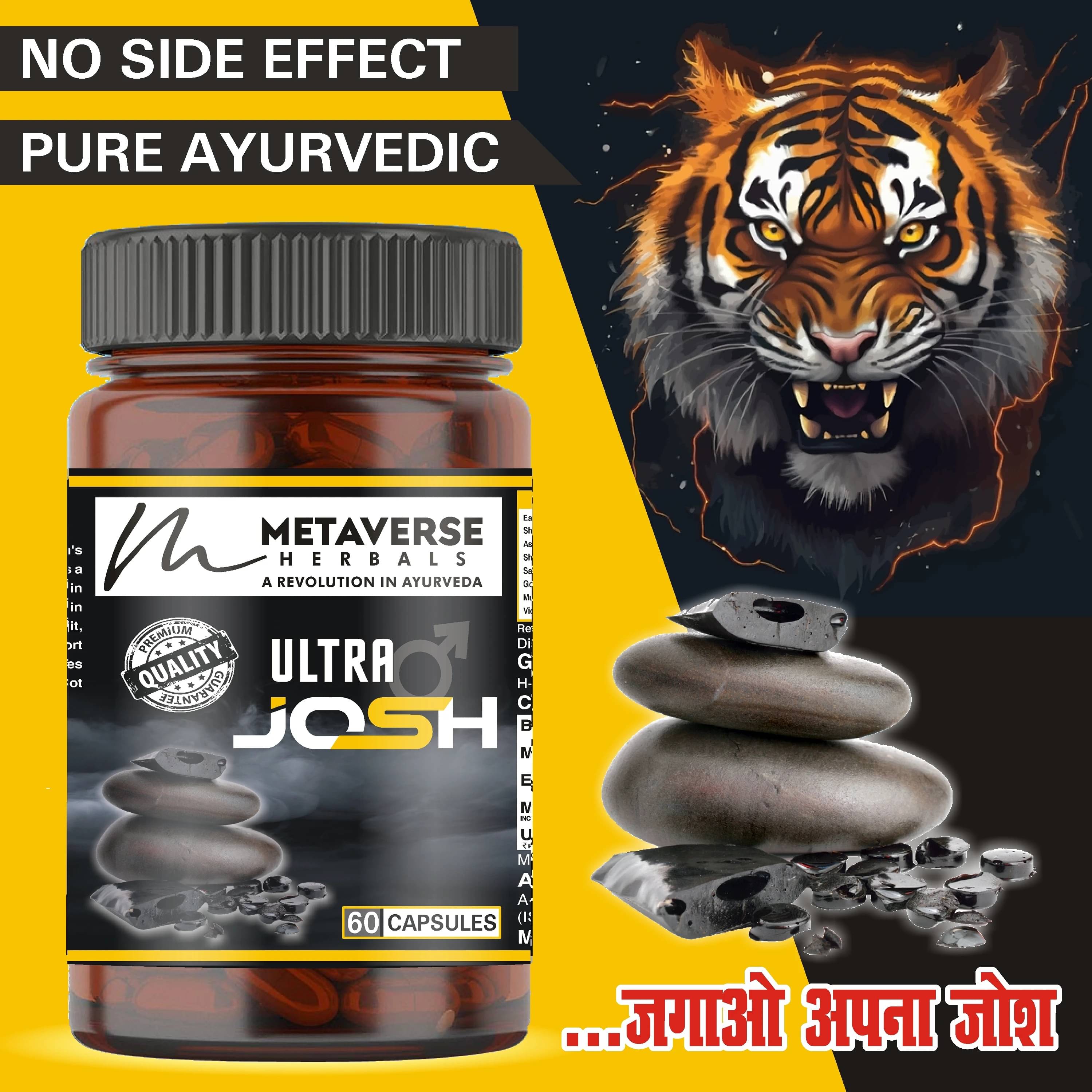    			Metaverse Power Tablet for Boost Power and Stamina Men Power 100% Ayurvedic Capsule 60 No.s