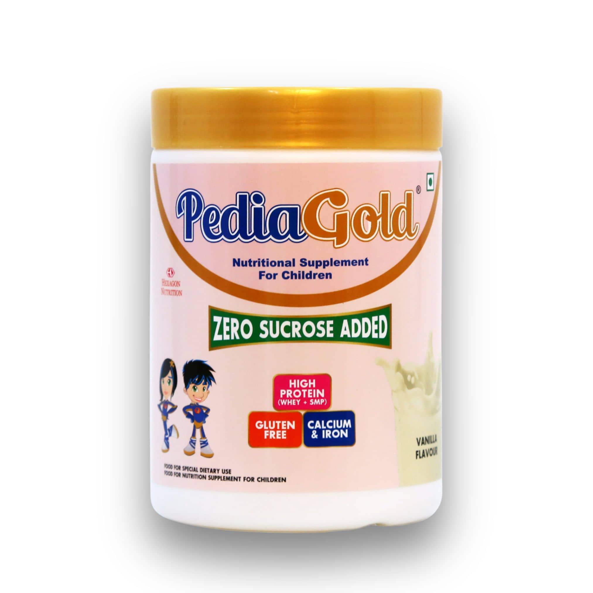 Pediagold Vanilla Complete Kids Nutrition Supplement 400 gm