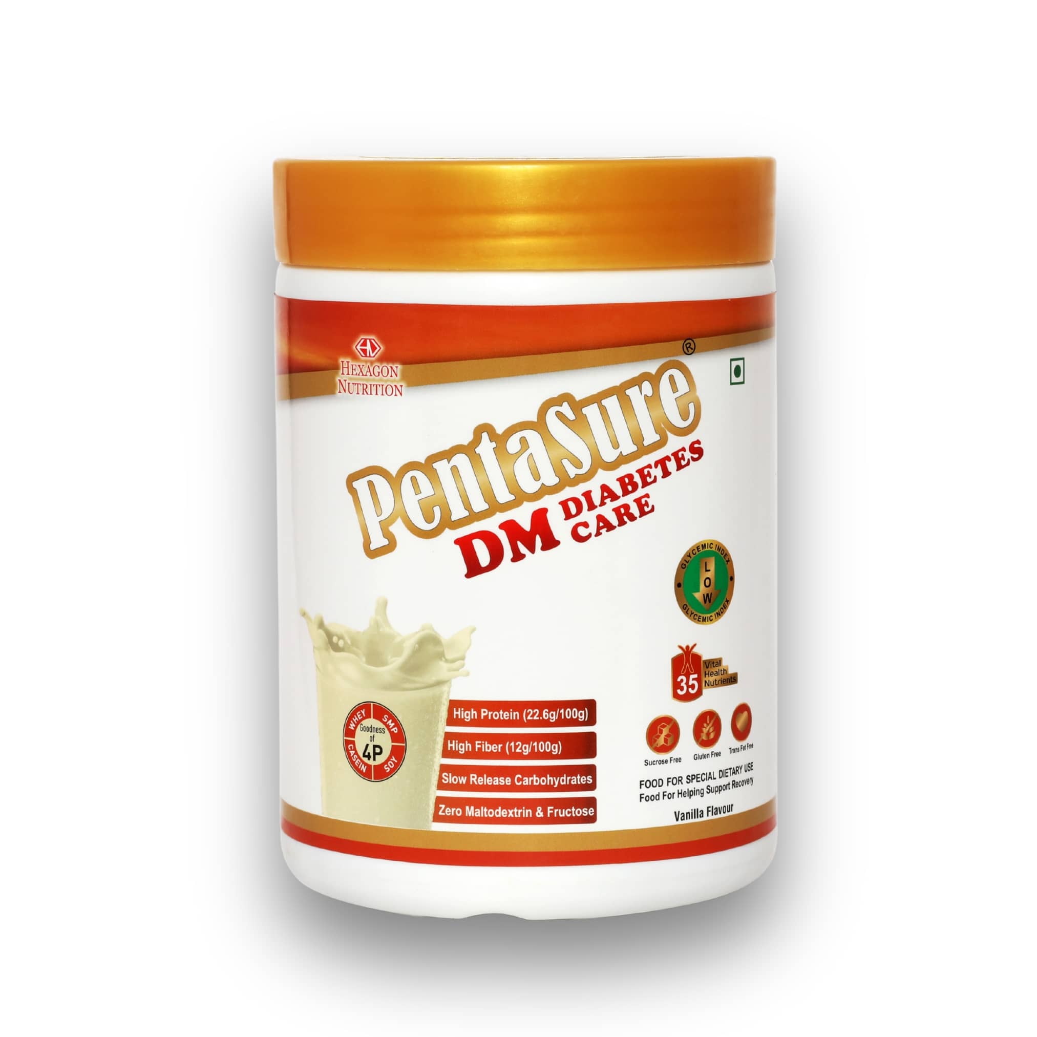 Pentasure DM VANILLA -  Nutrition for Diabetes Patients 400 gm